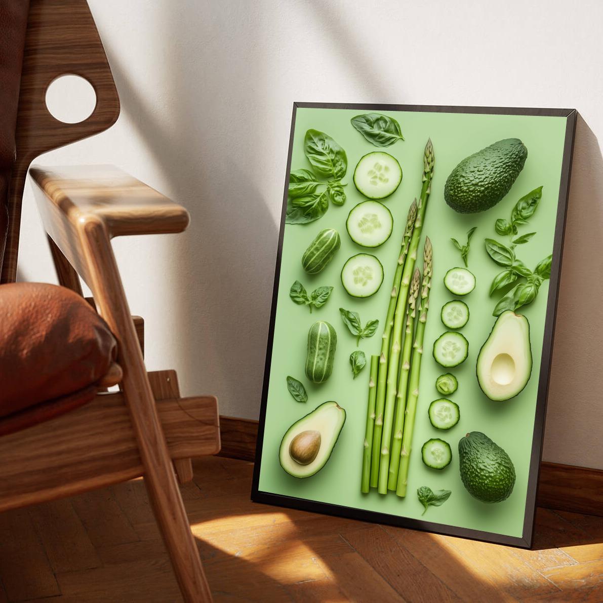 Green Vegetables dans un intérieur