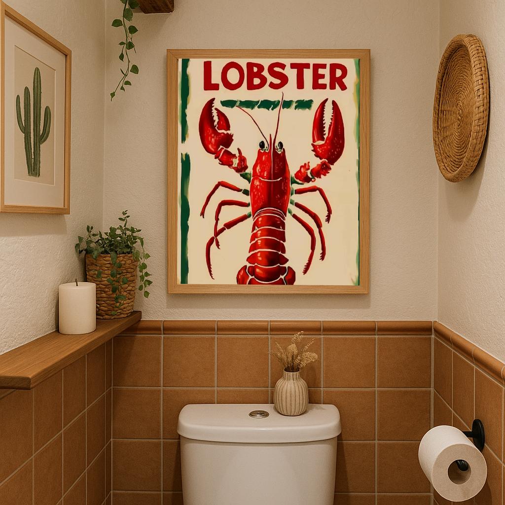 Lobster Text poster sfeerbeeld 3