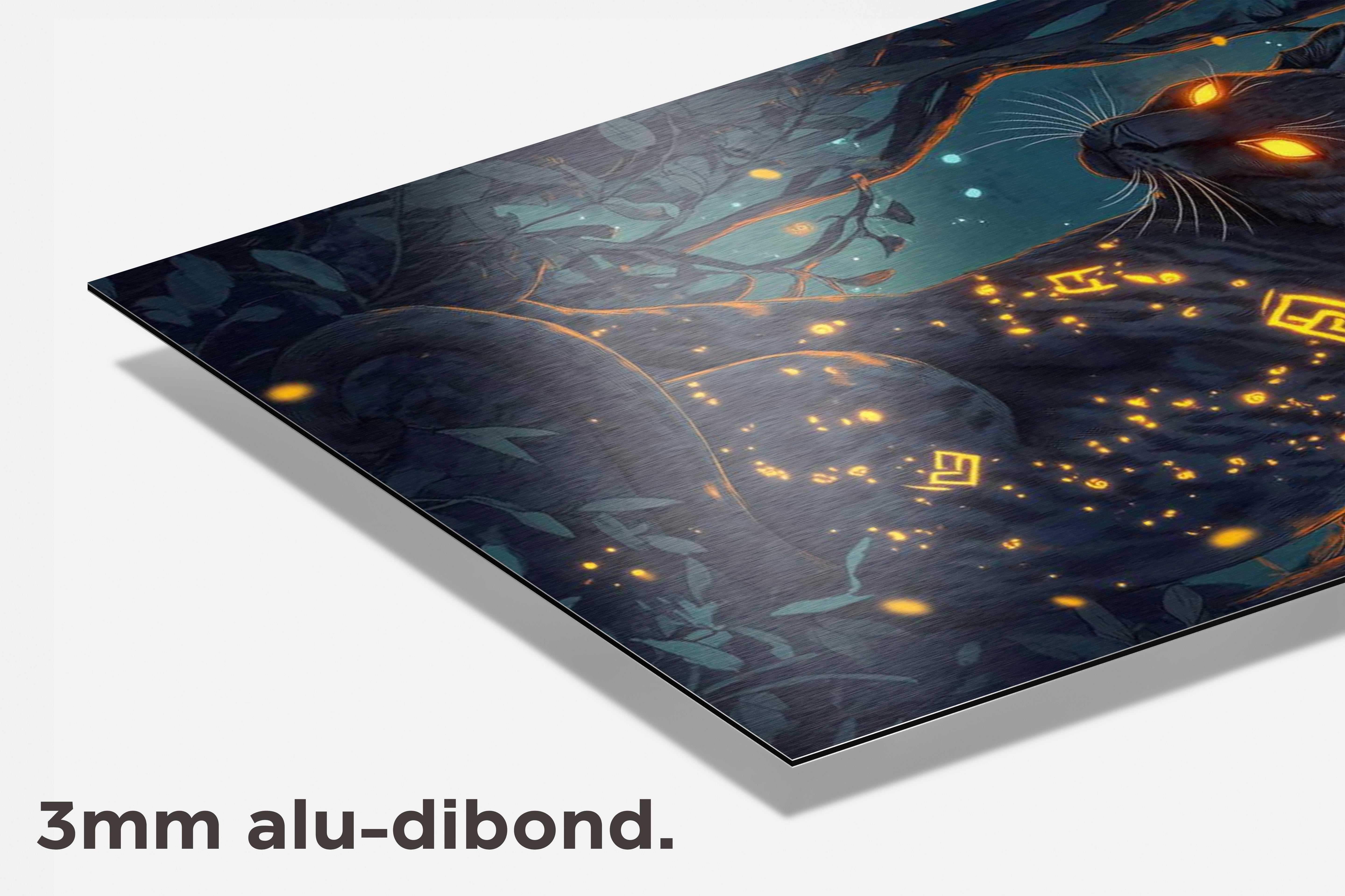 Panter Gloed dibond detail