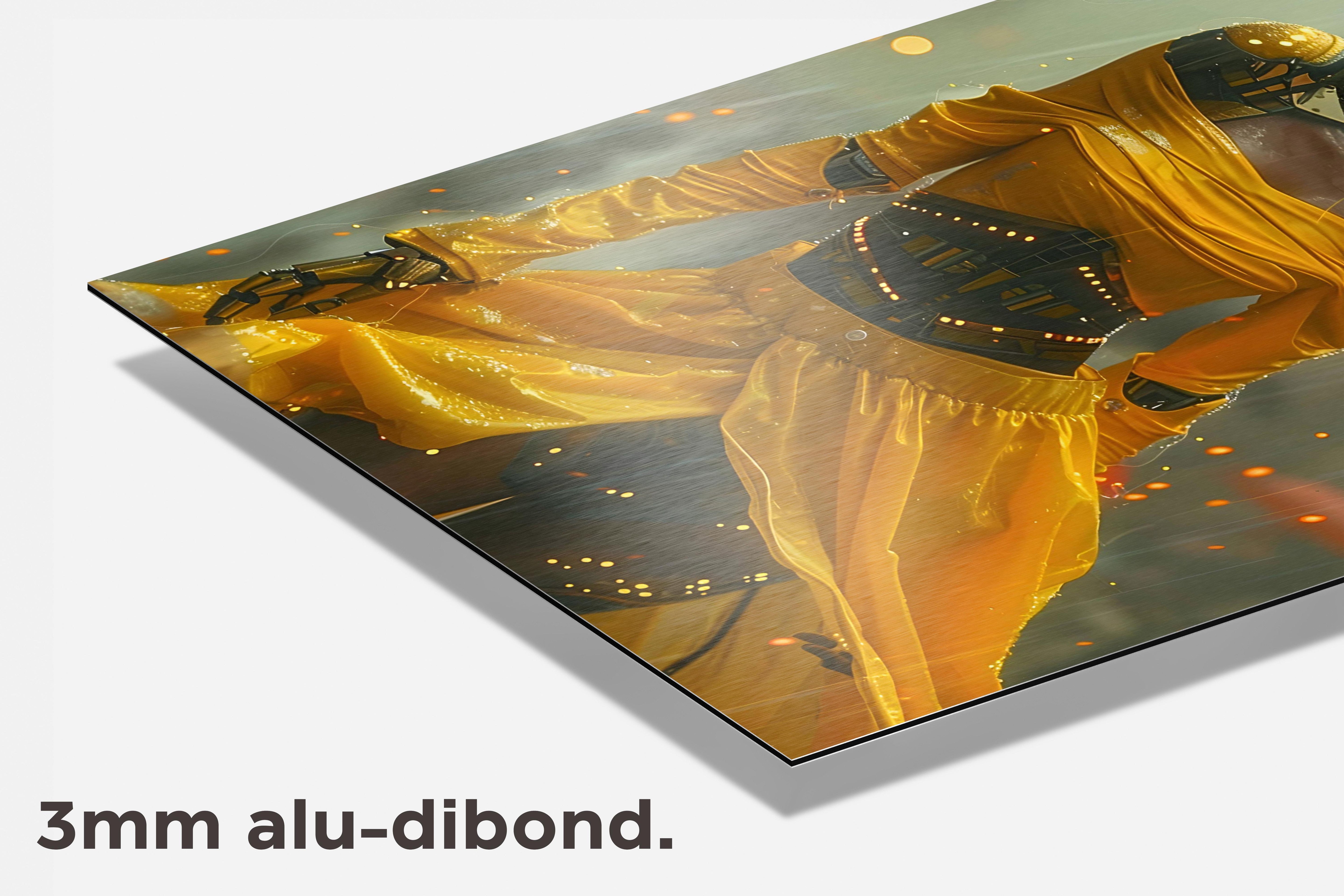 Biomech Danseres dibond detail