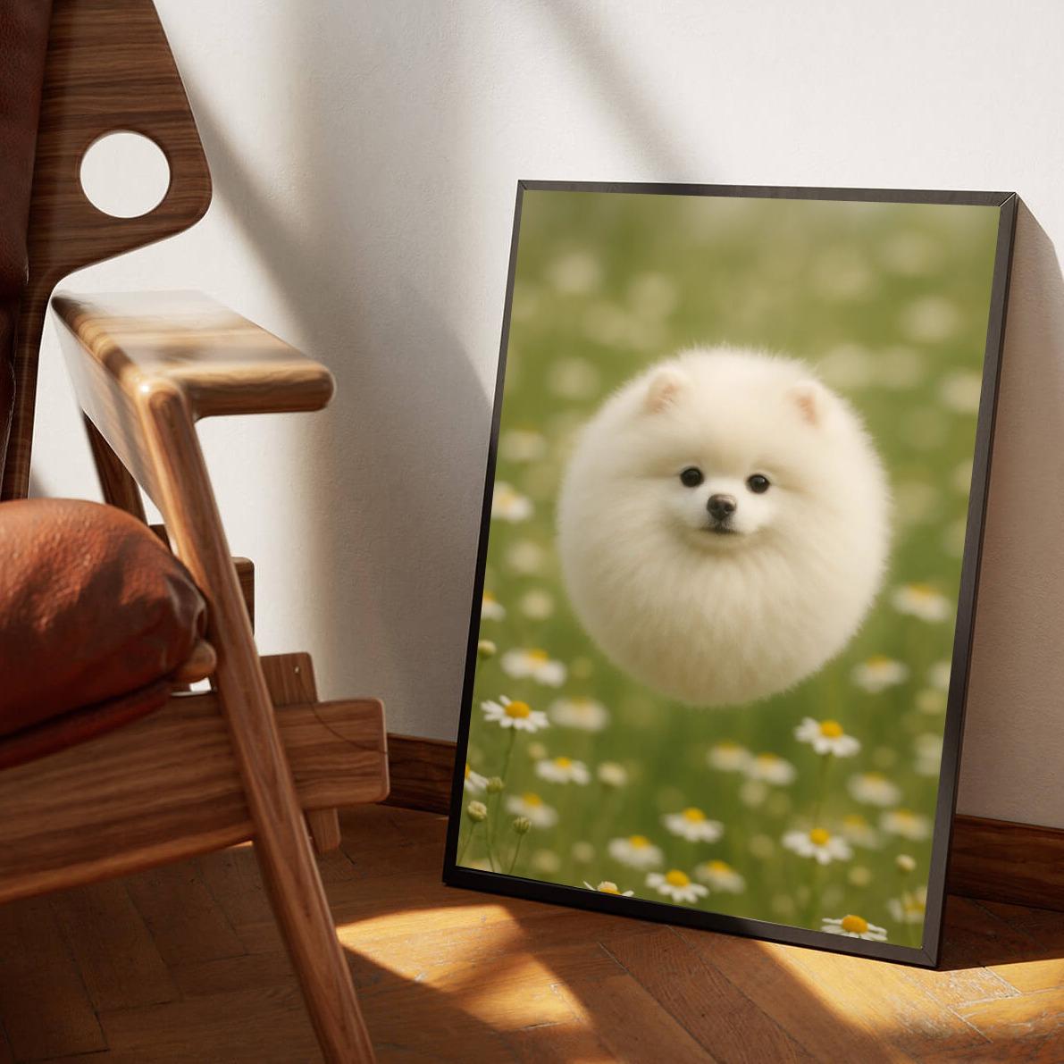 Pomeranian Daisy poster sfeerbeeld 3