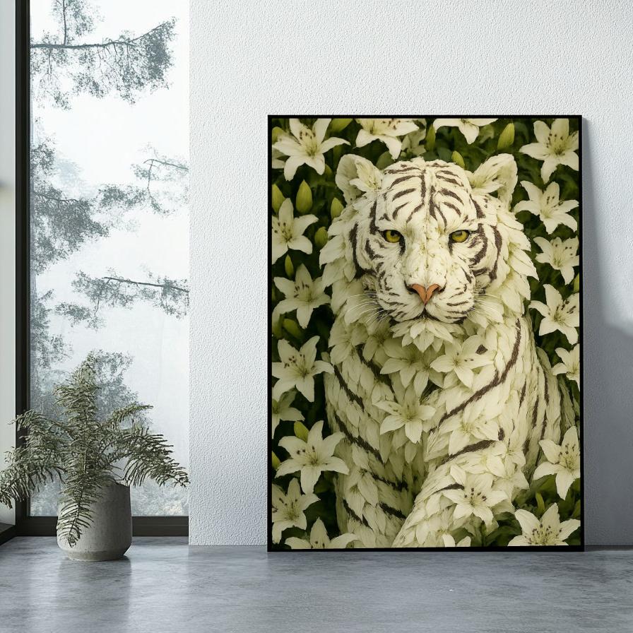 White Tiger Flower poster sfeerbeeld 1