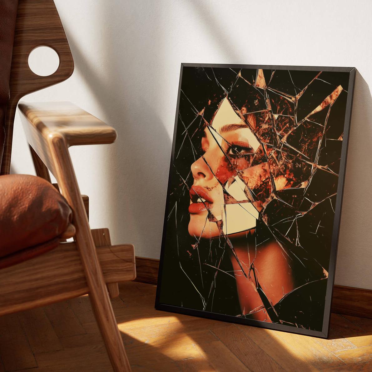 Portrait Glass dans un intérieur