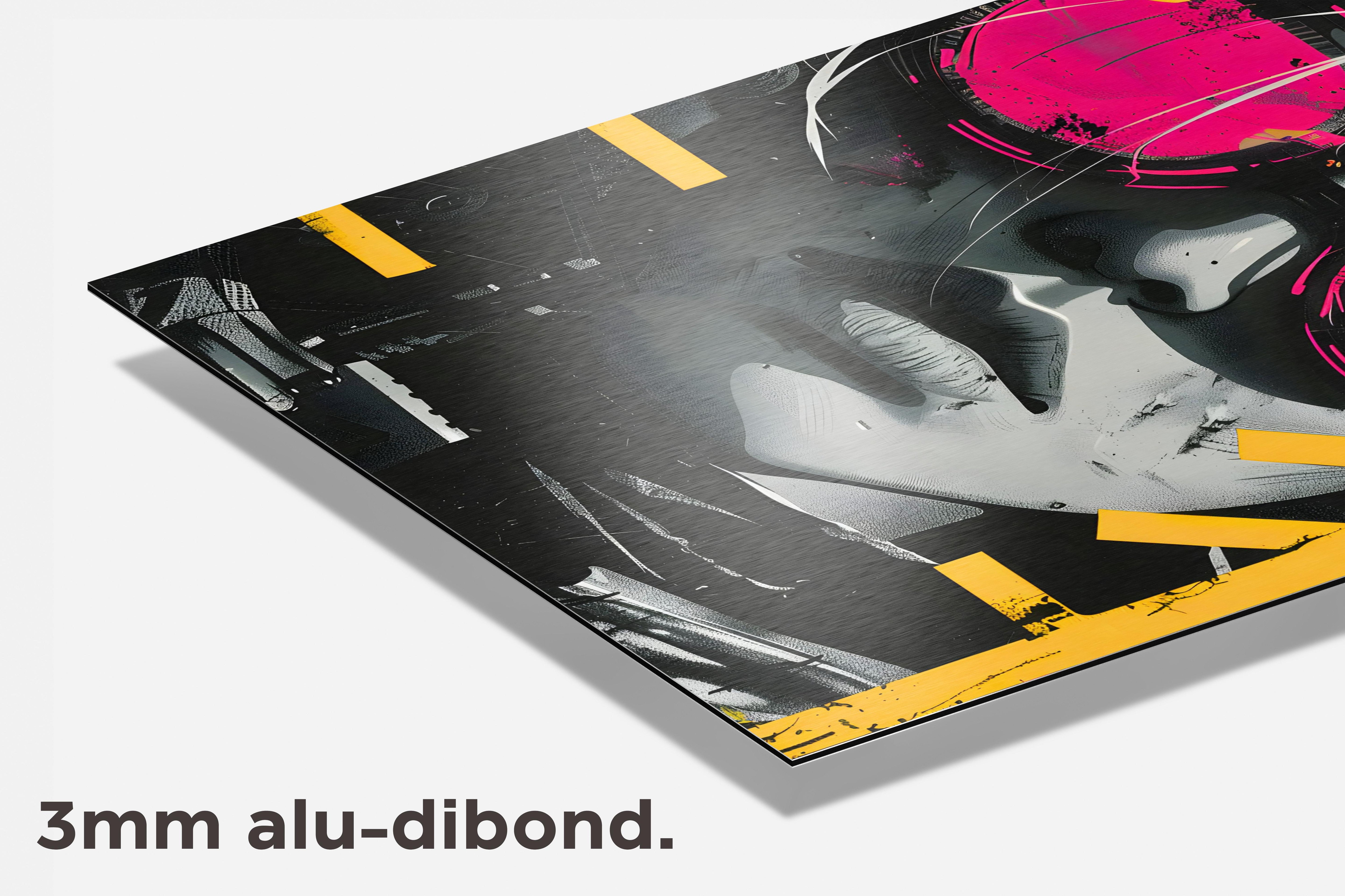 Manga Cover dibond detail
