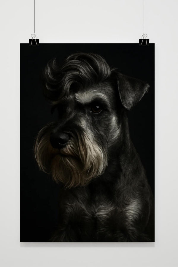 Schnauzer Dog poster