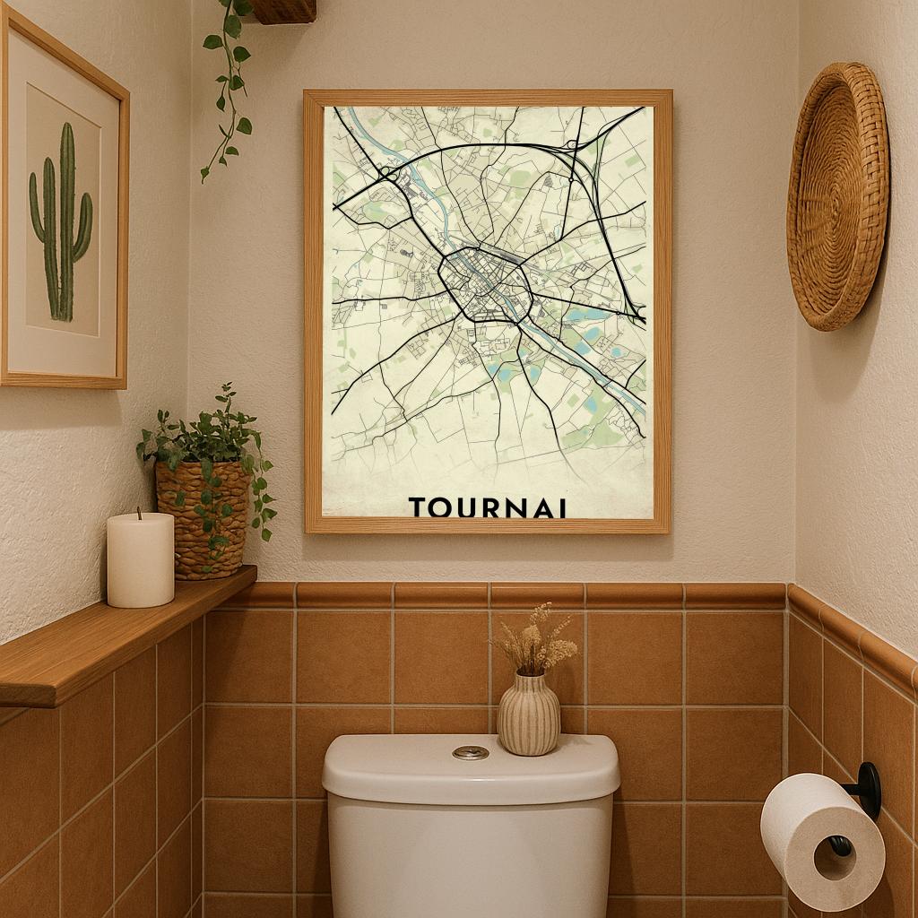 Tournai Vintage poster sfeerbeeld 3