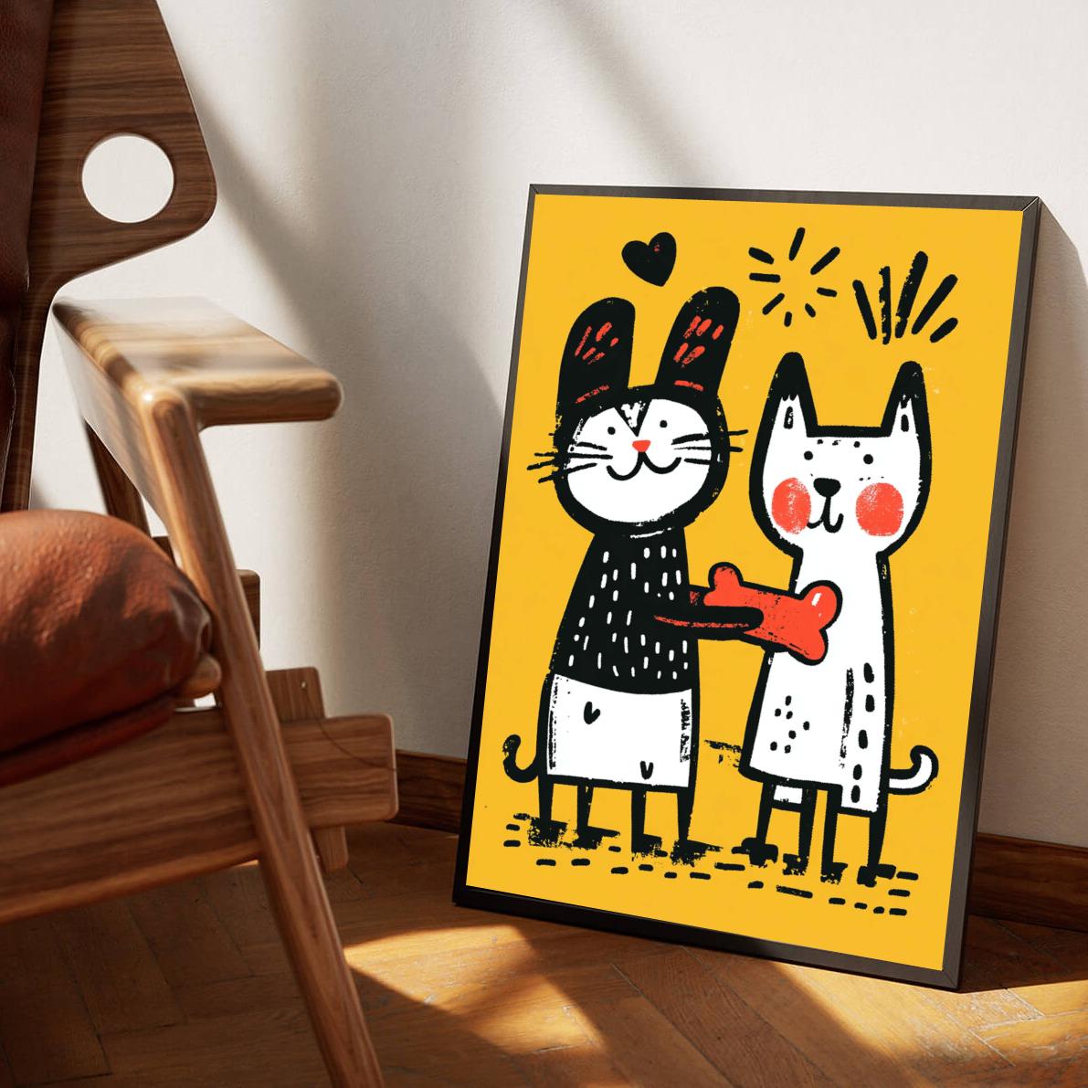 Animals Art Minimalist poster van 25 Artstreet