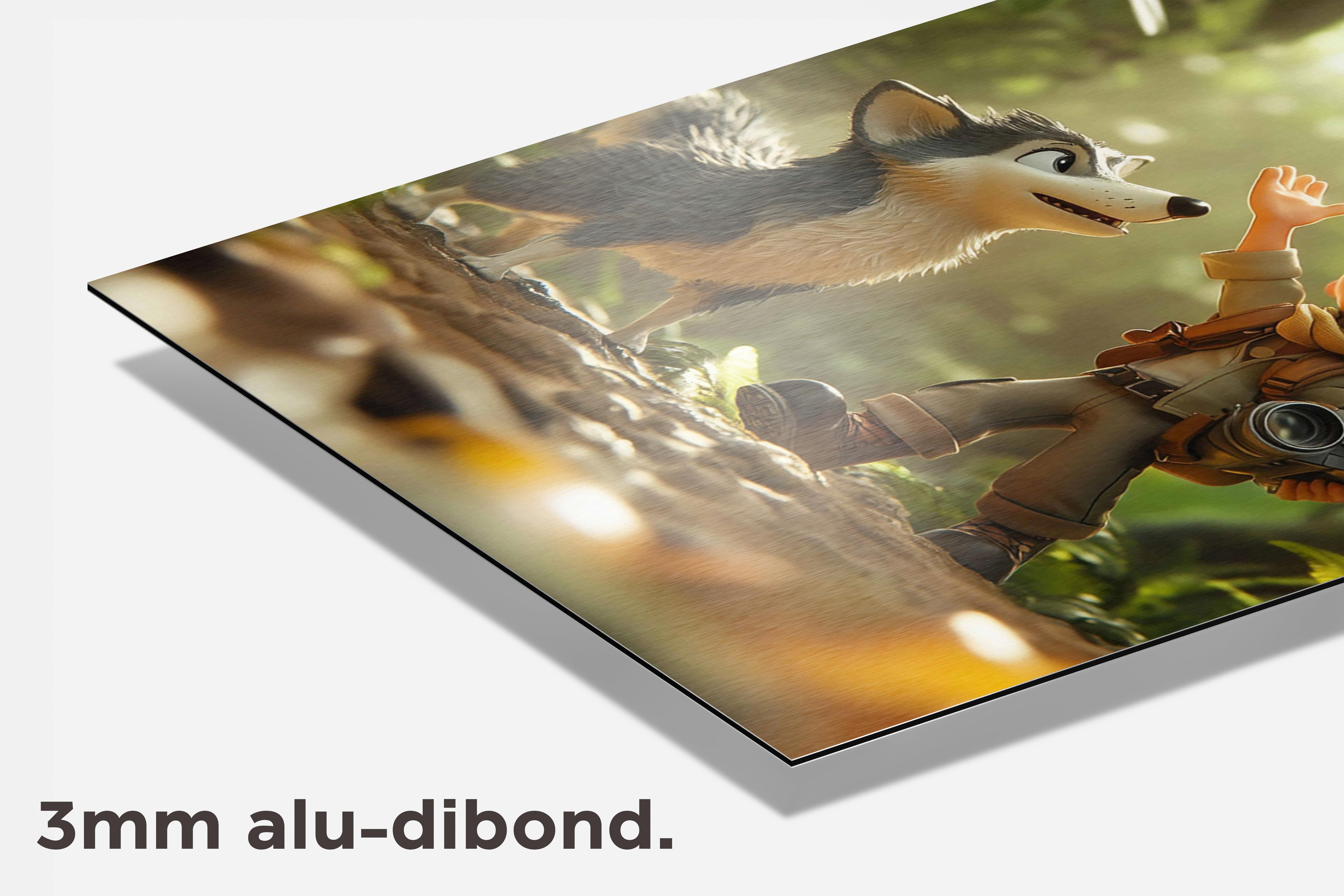 Bosavontuur dibond detail