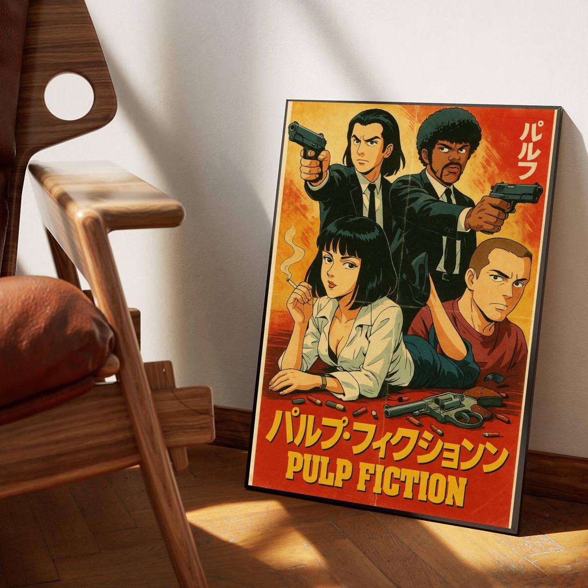 Pulp Fiction Manga poster sfeerbeeld 1