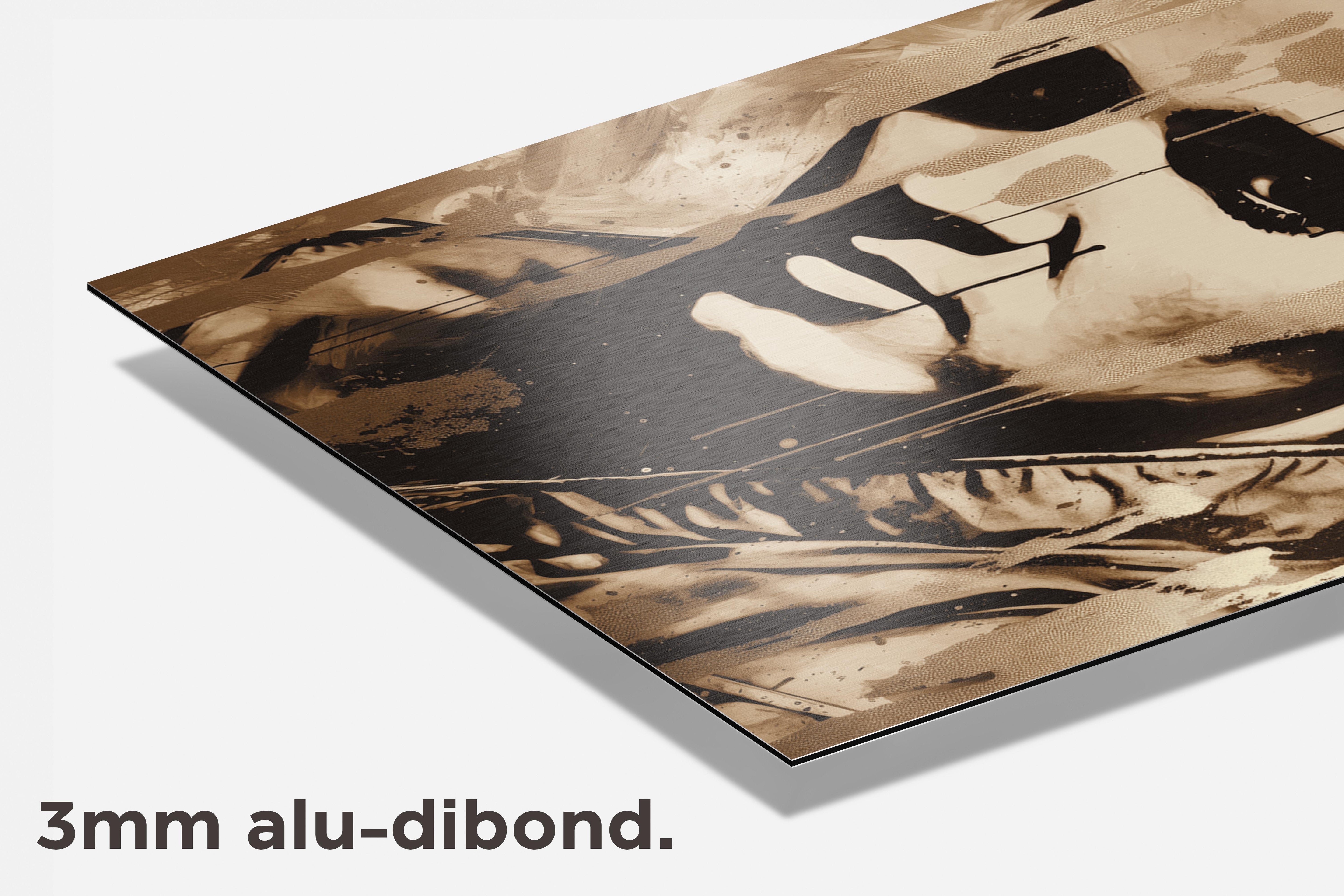 Elvis Presley dibond detail