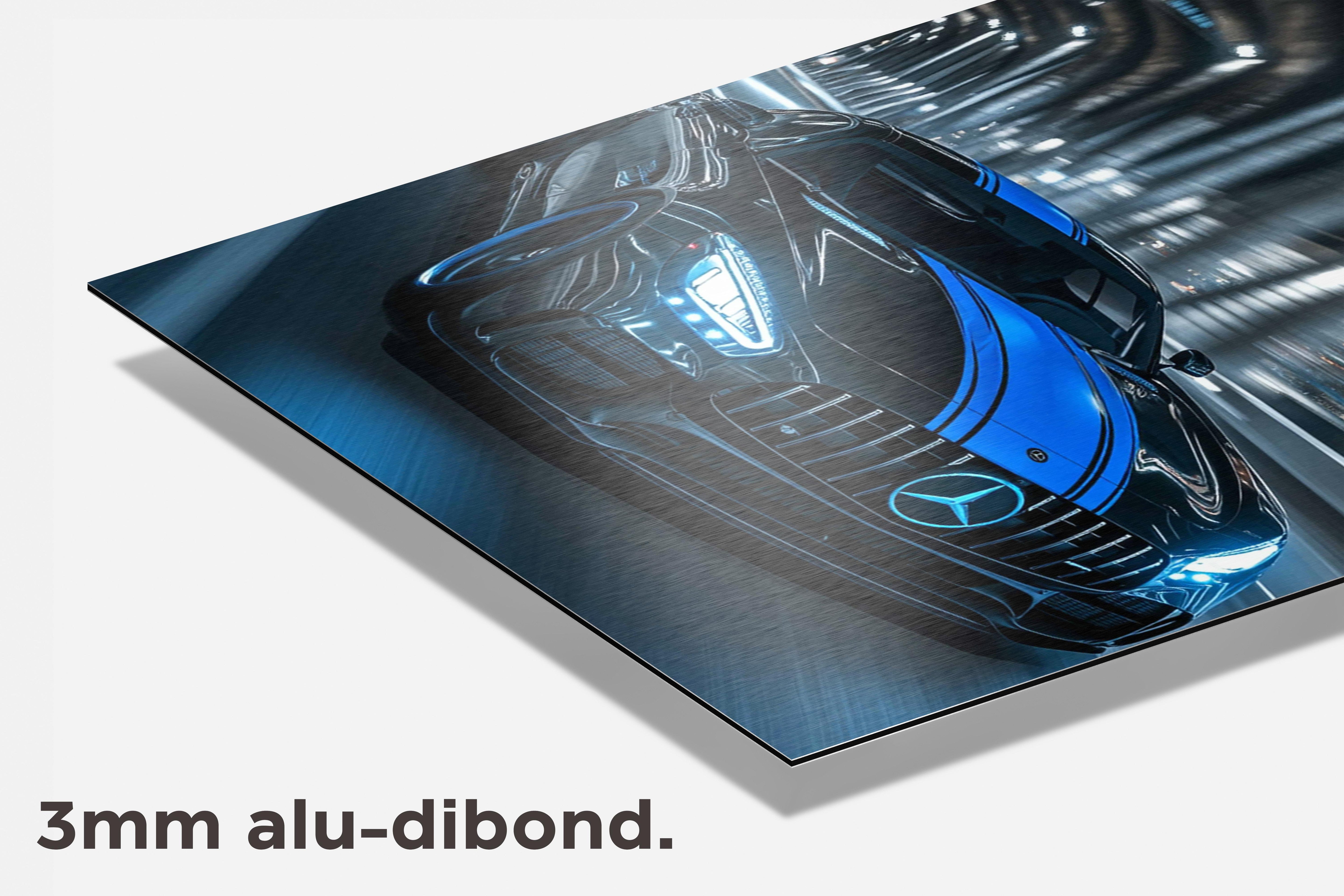 Mercedes dibond detail