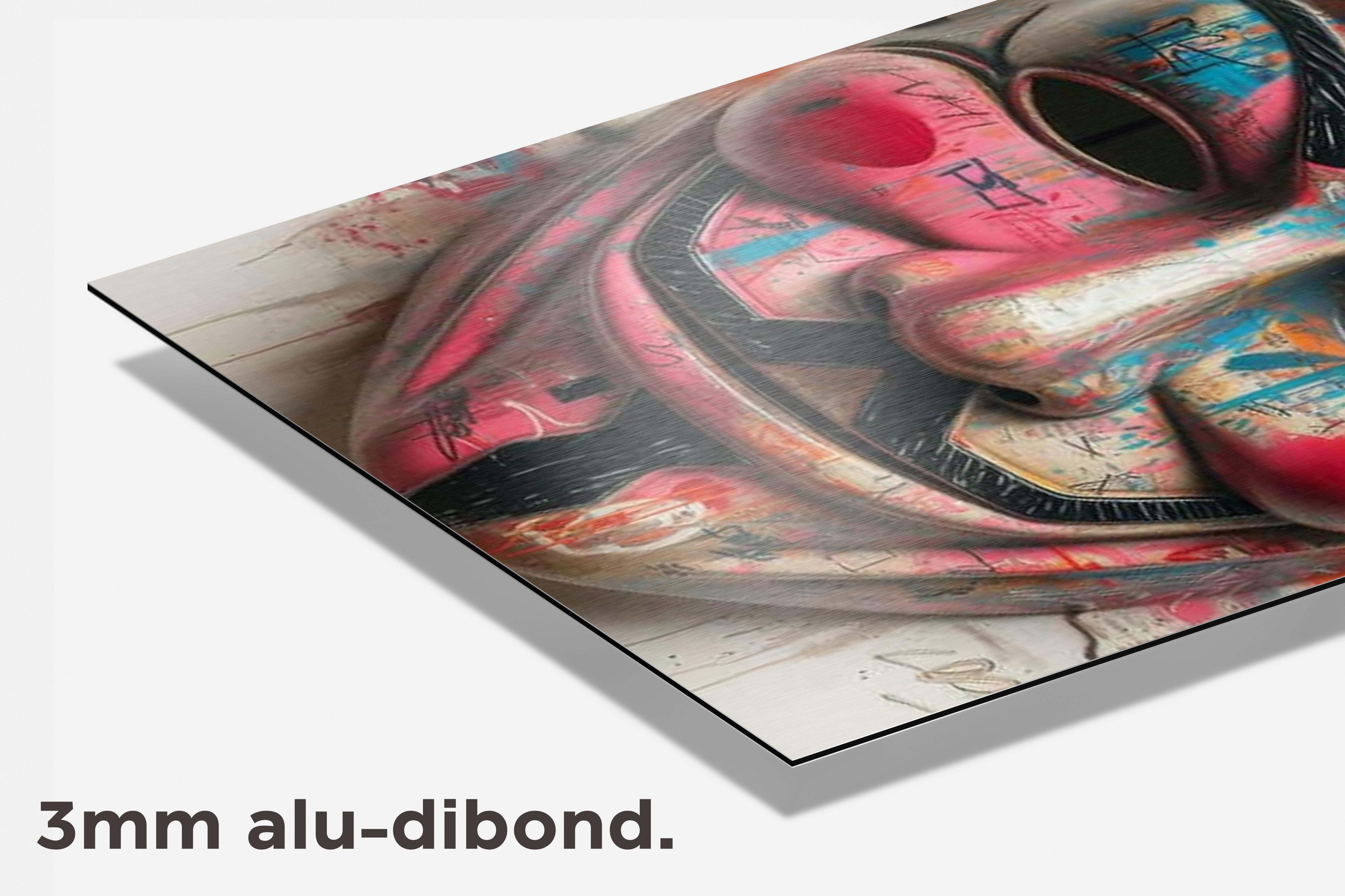 Vendetta Masker dibond detail