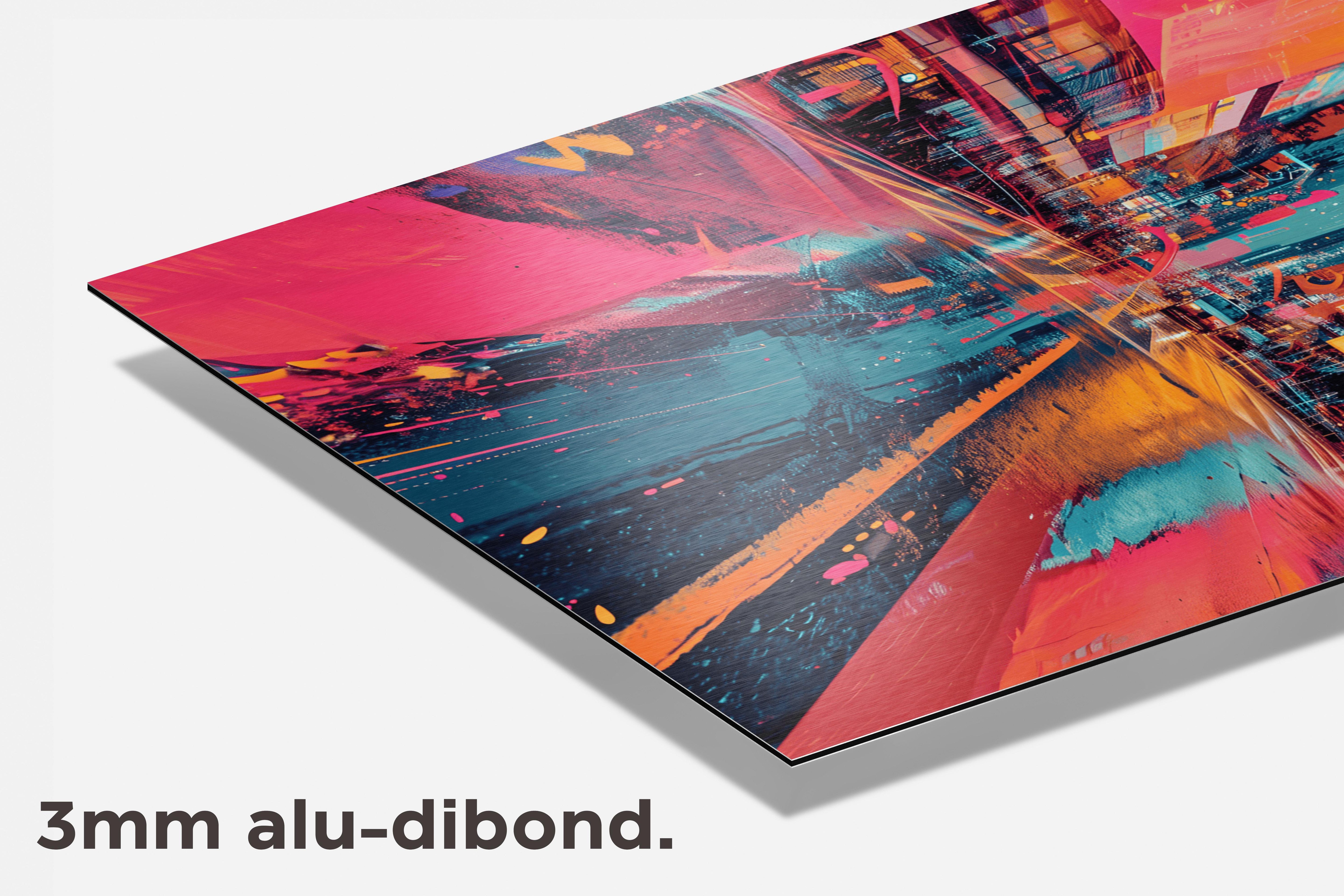 Aesthetic Pop Straat dibond detail