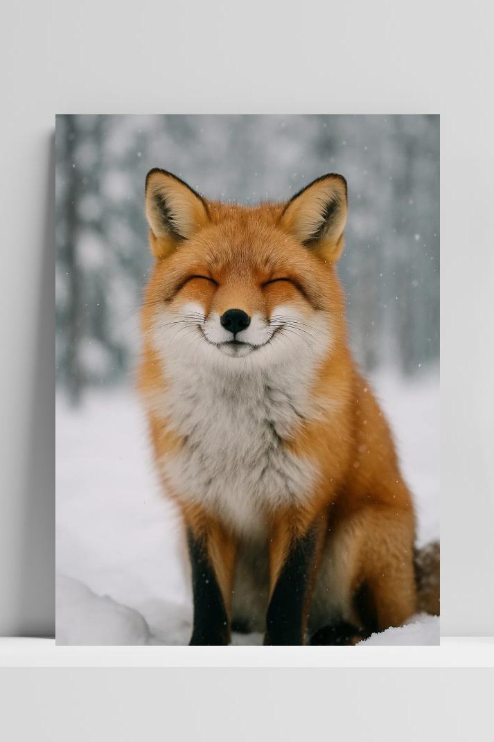 Fox op 3mm aluminium dibond