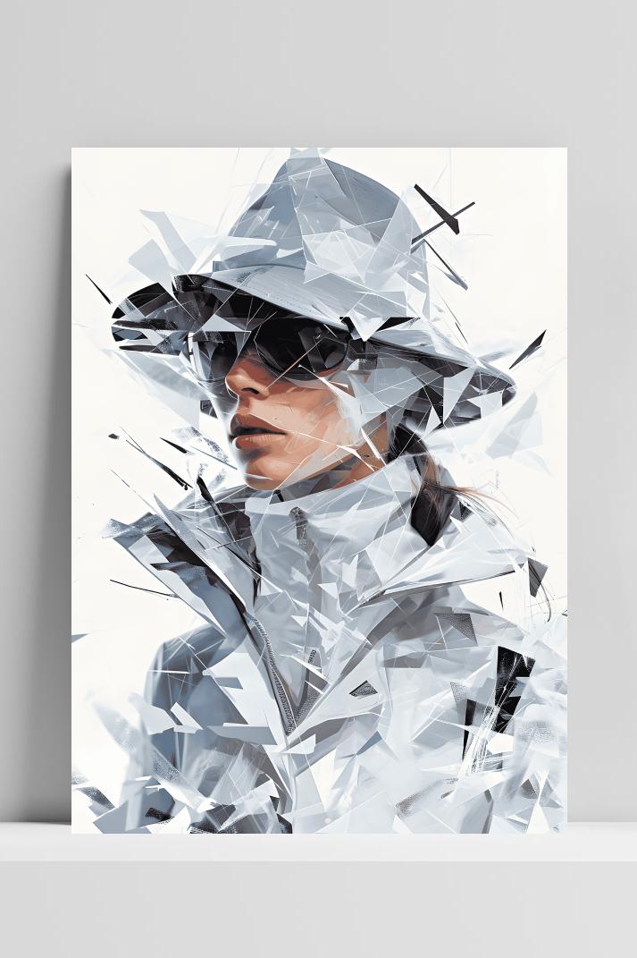 Wit op 3mm aluminium dibond