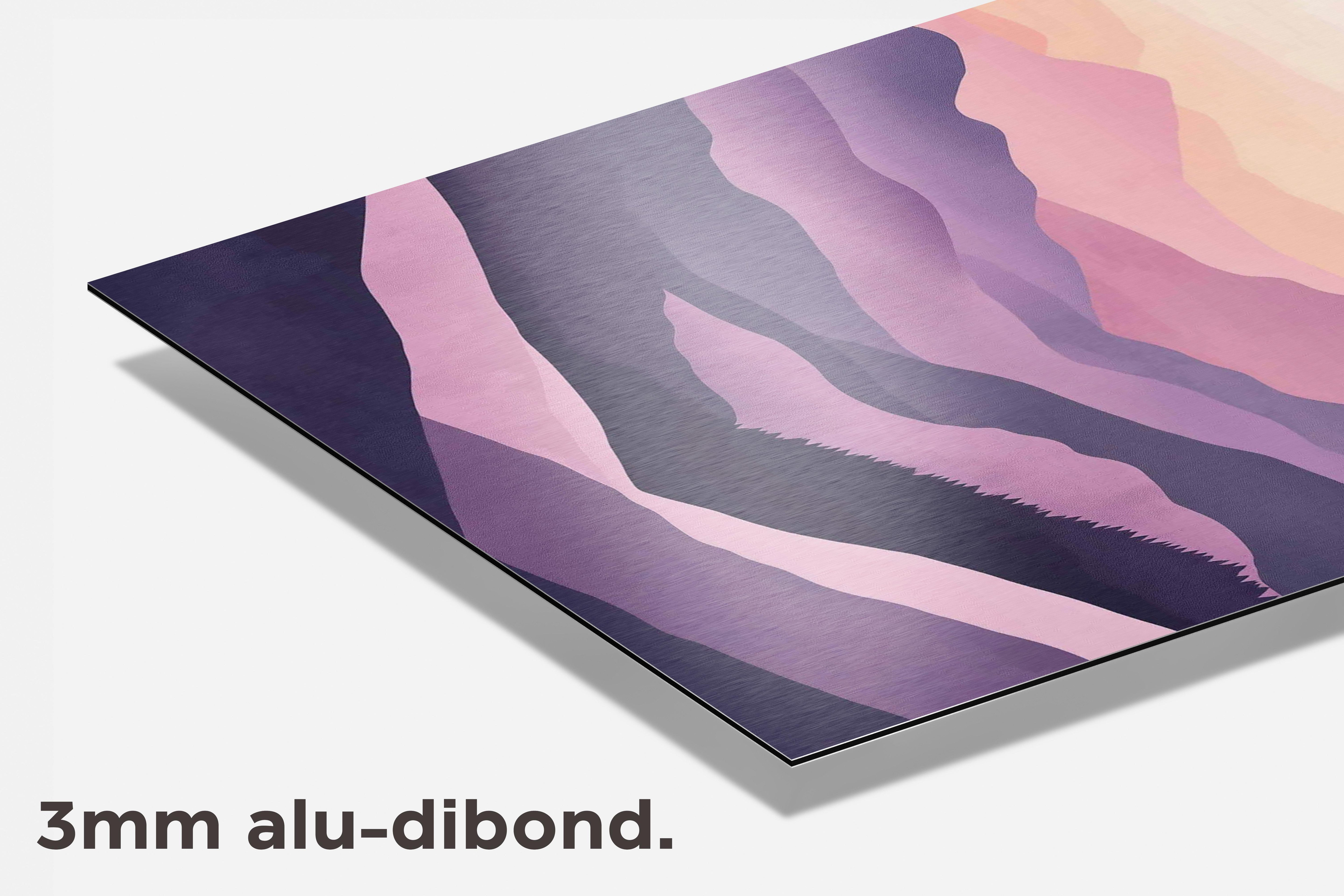 Bergenrij dibond detail