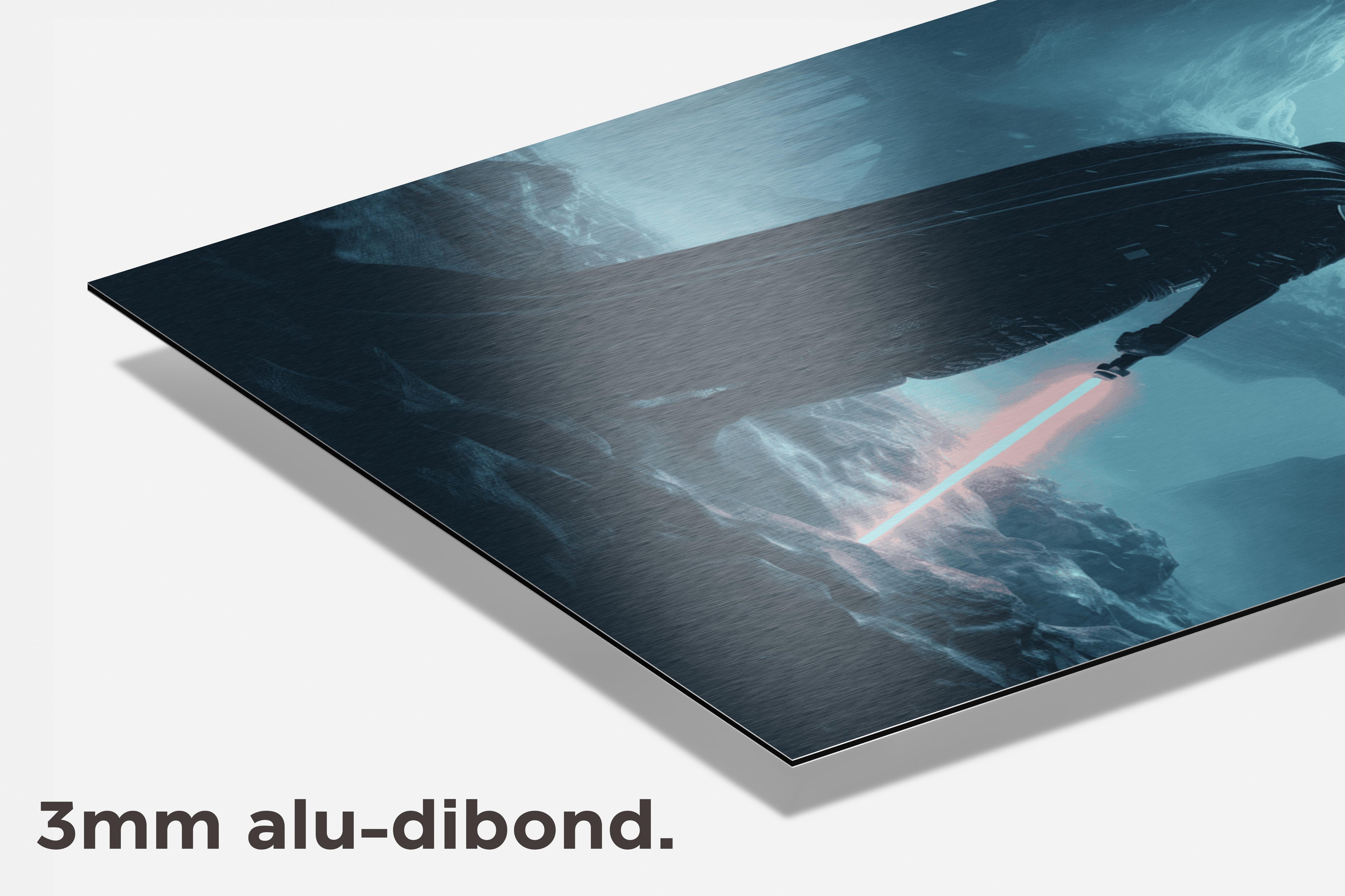 Darth Vader Ijs dibond detail