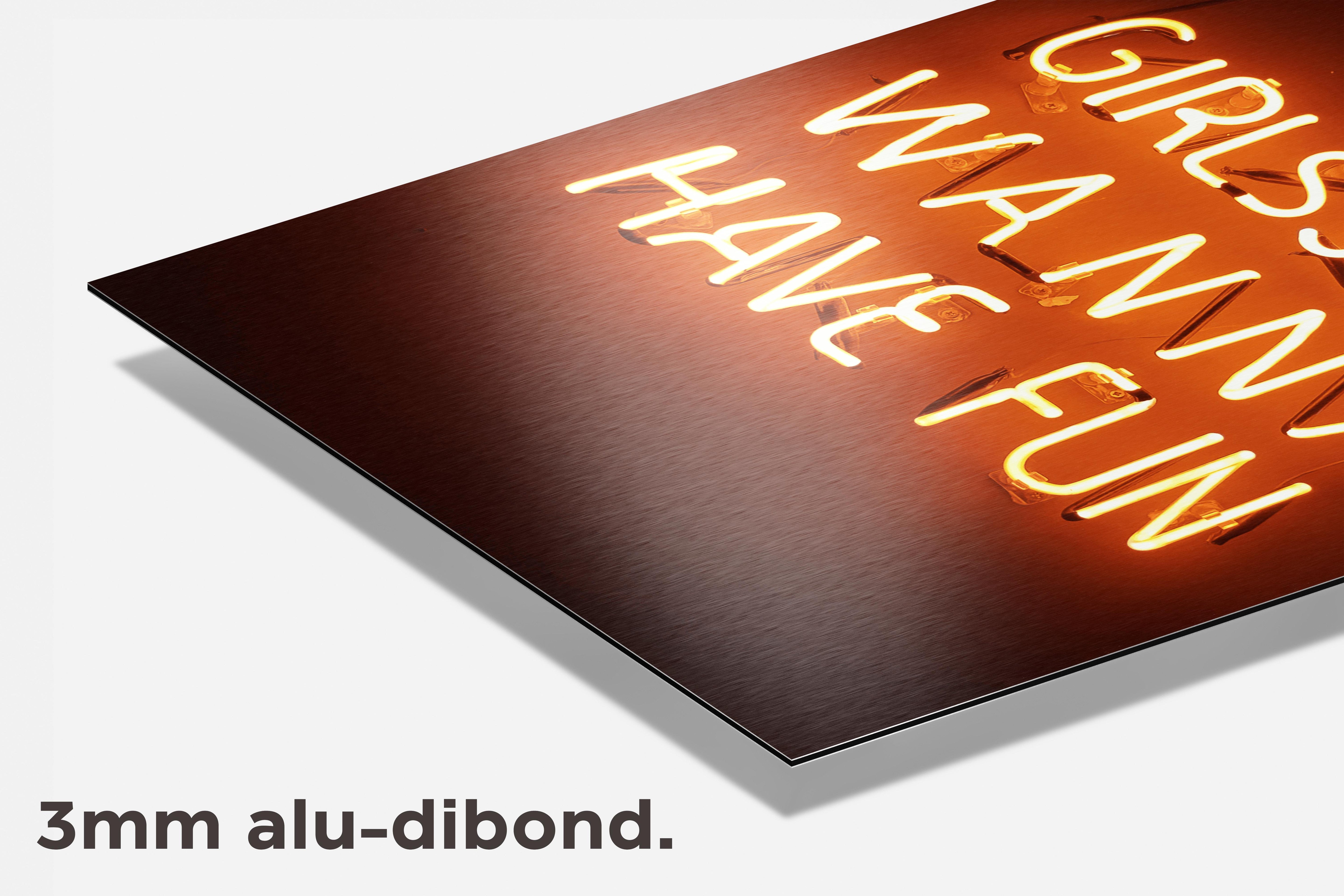 Girls Fun dibond detail