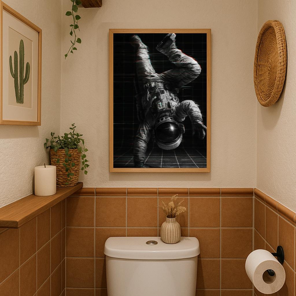 Astronaut Handstand poster sfeerbeeld 3