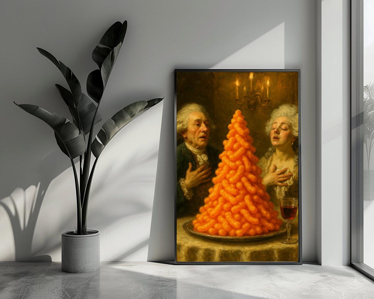 Cheese Puffs Vintage poster van 25 Artstreet