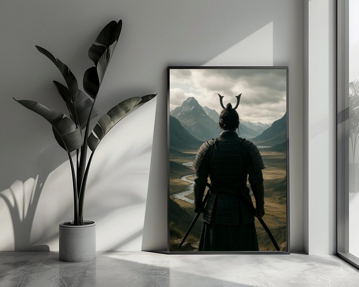 Samurai Landscape poster van 25 Artstreet