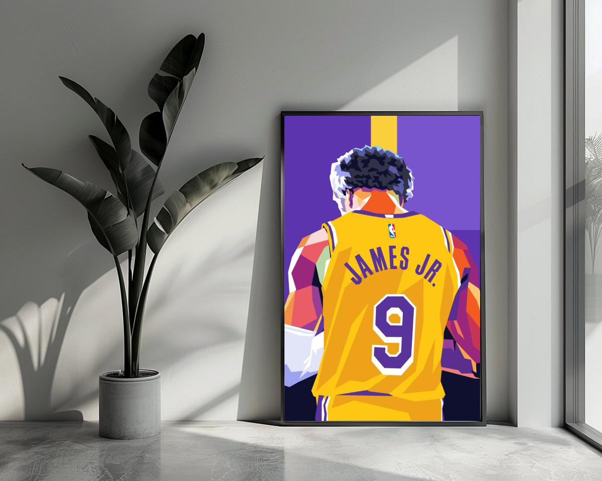 Bronny James Jr. poster van 25 Artstreet