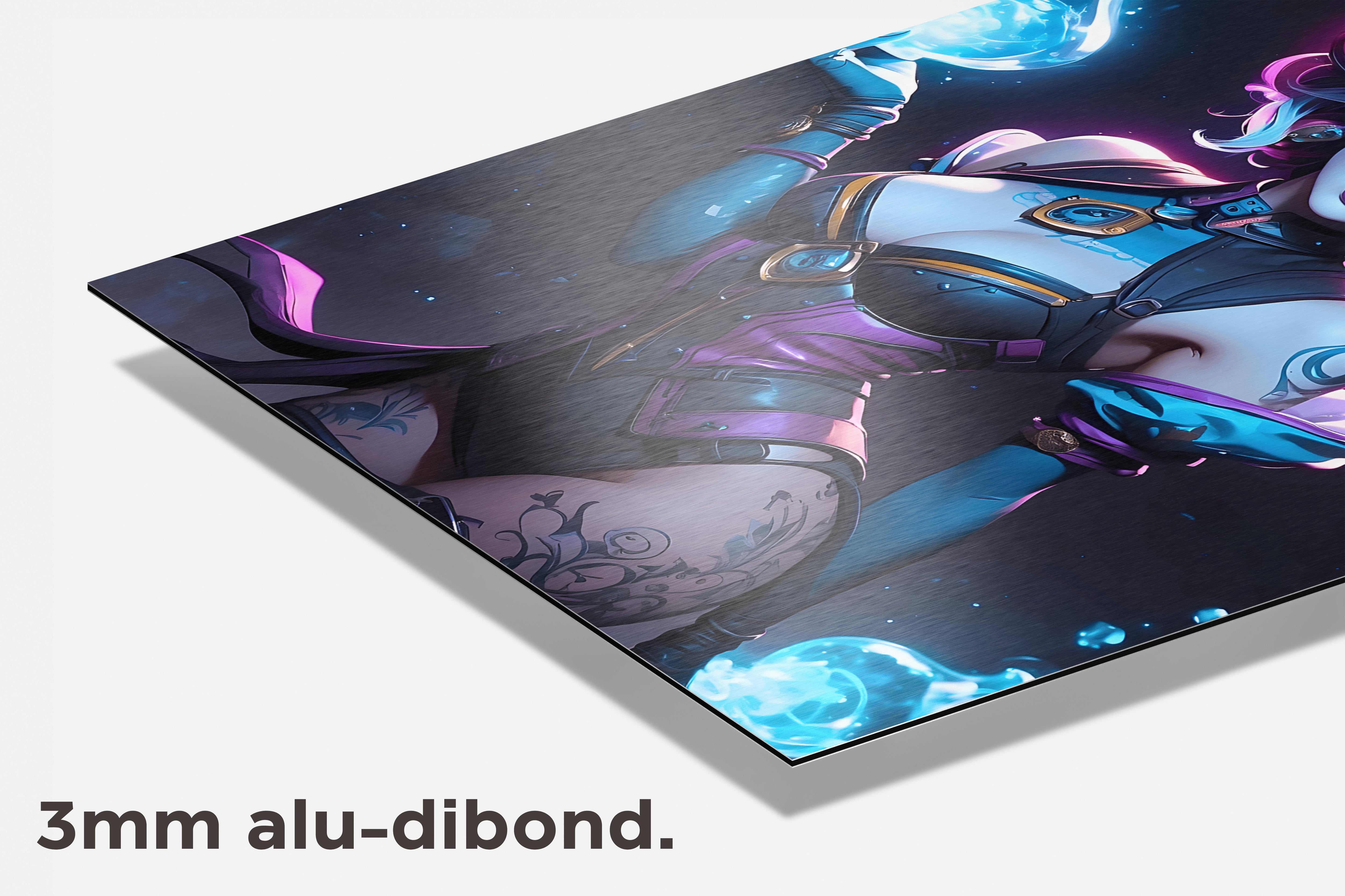 Moxxi Borderlands dibond detail
