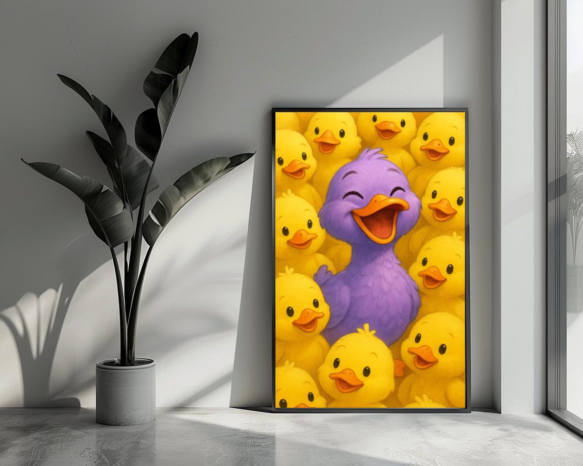Duck Cartoon poster van 25 Artstreet