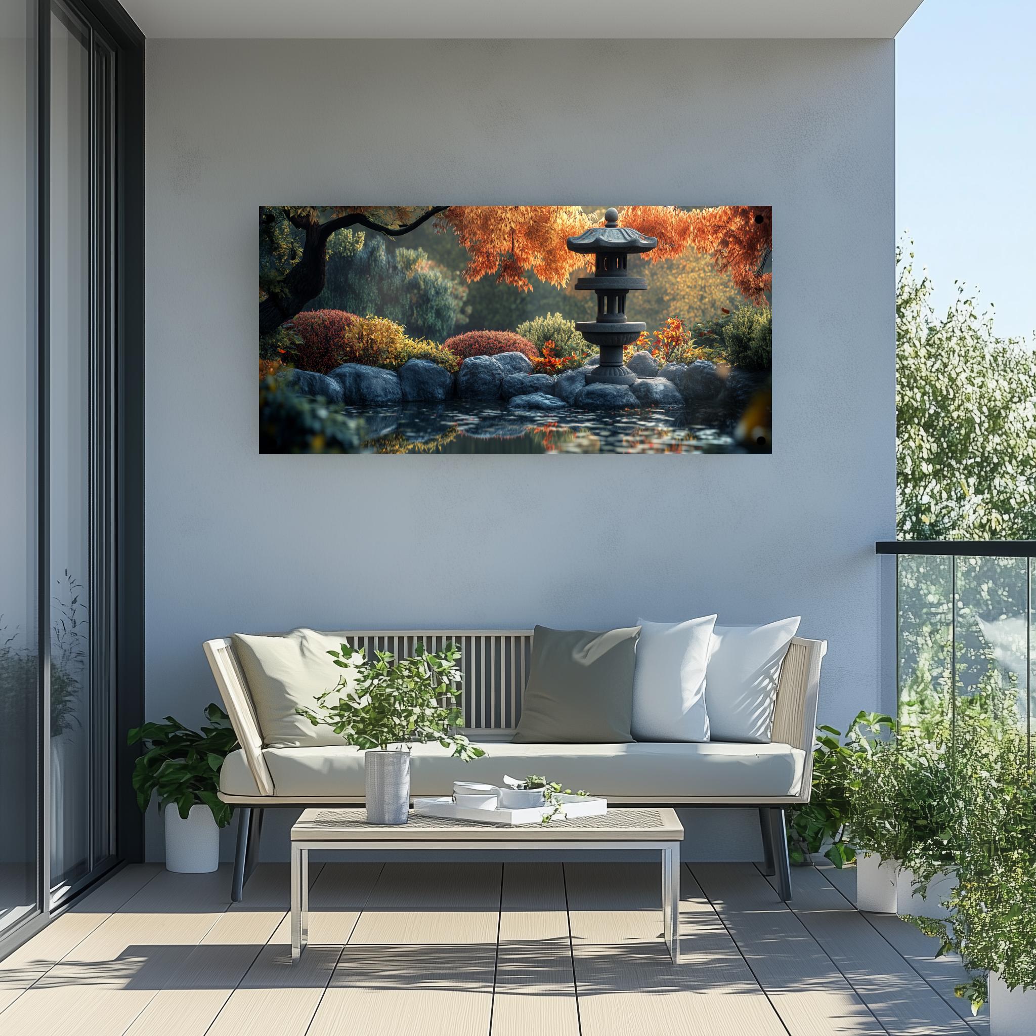 Tuinposter Zen Herfst sfeerbeeld 4