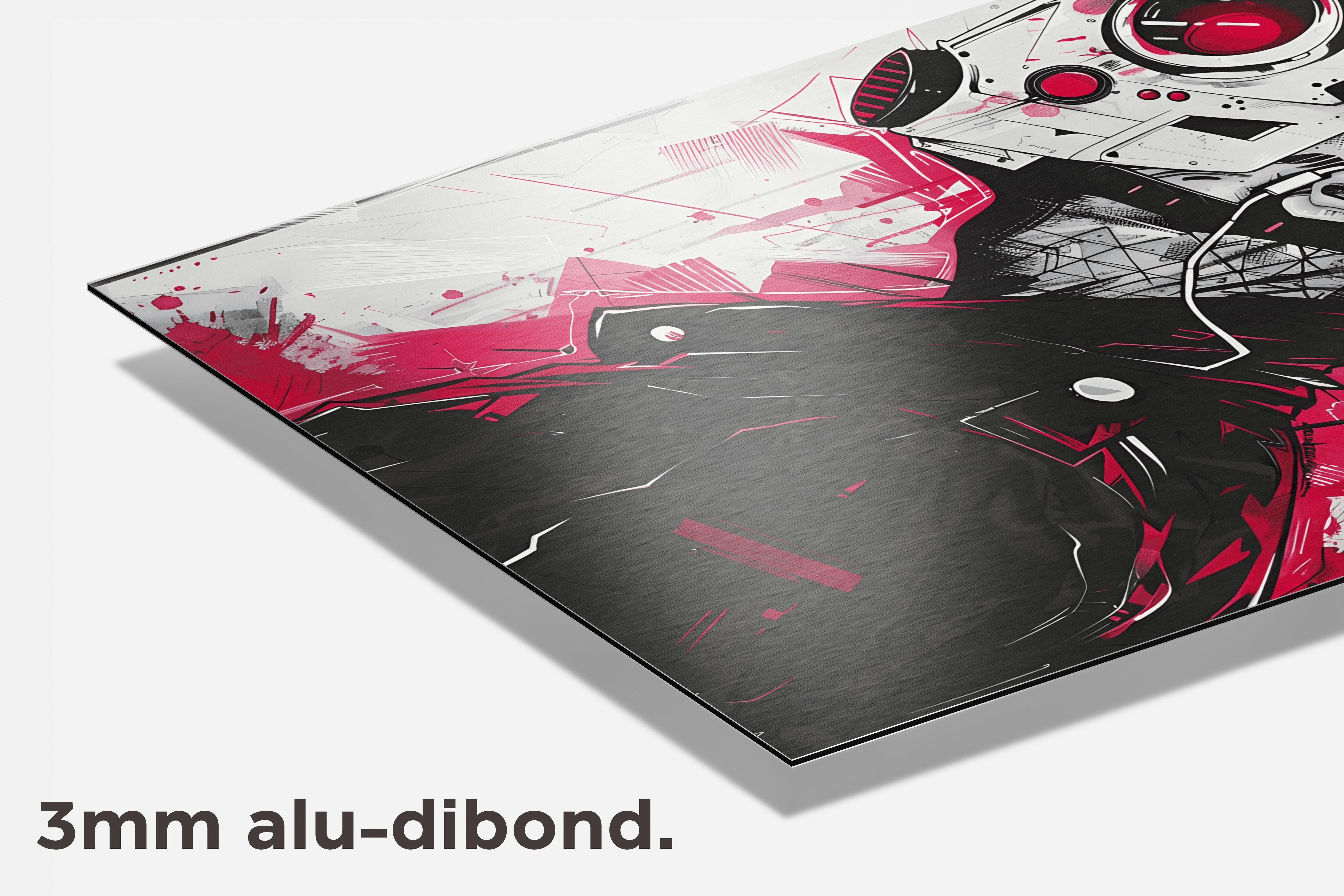 Punk Biomasker dibond detail