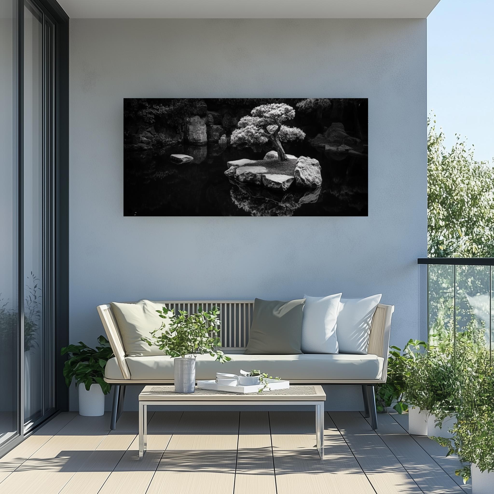 Tuinposter Zen Noir sfeerbeeld 3