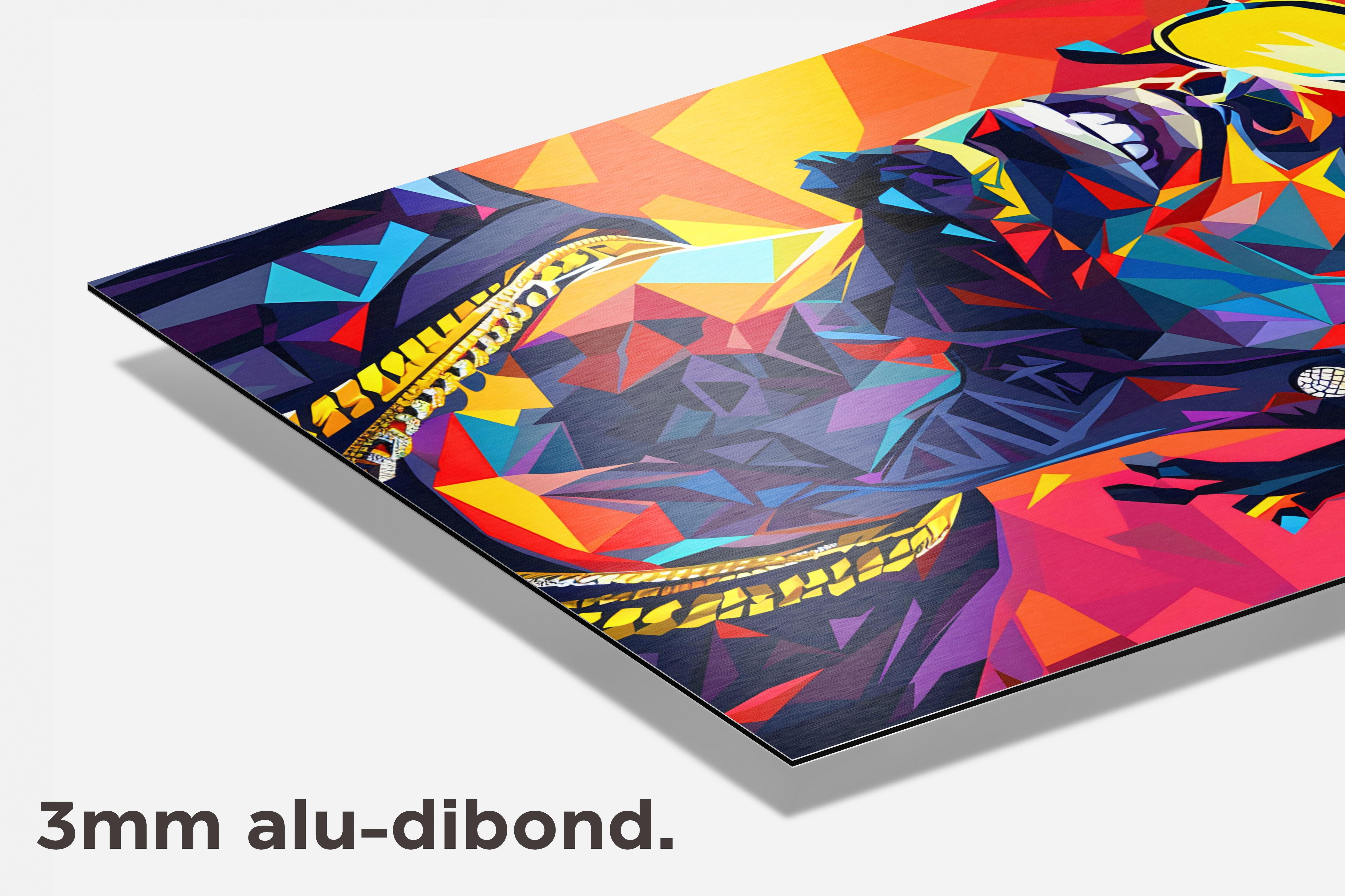 Travis Scott dibond detail