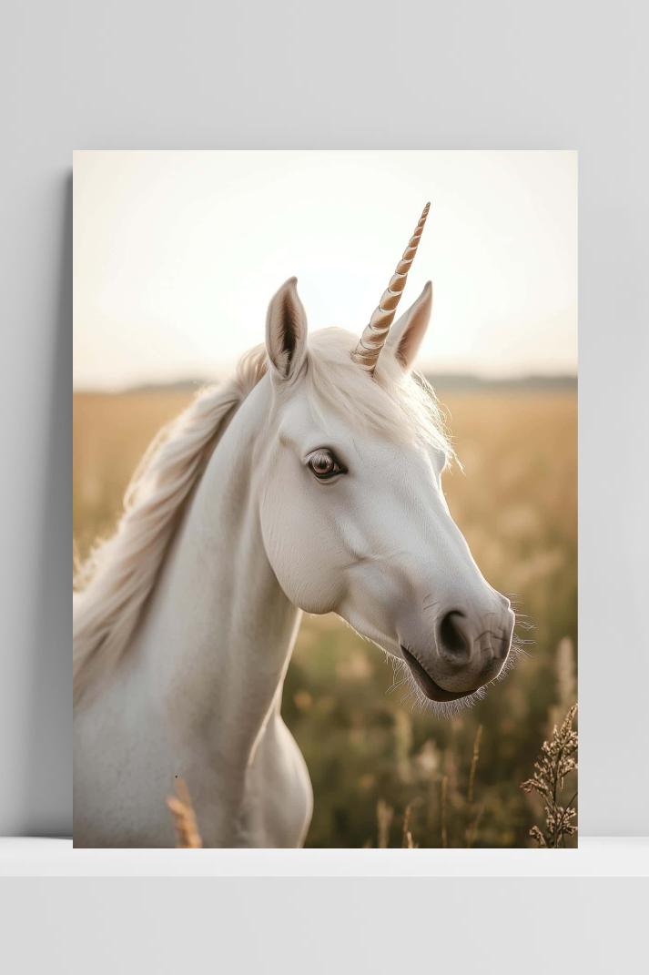 Unicorn op 3mm aluminium dibond