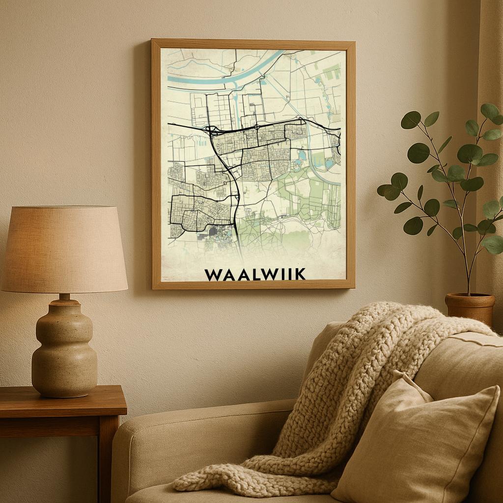 Waalwijk Vintage poster sfeerbeeld 2