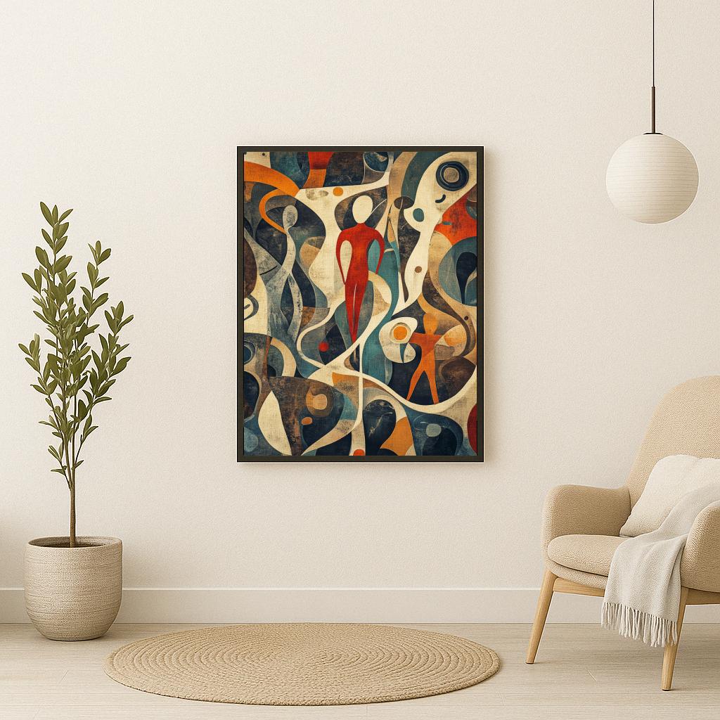 Abstract Man poster sfeerbeeld 2