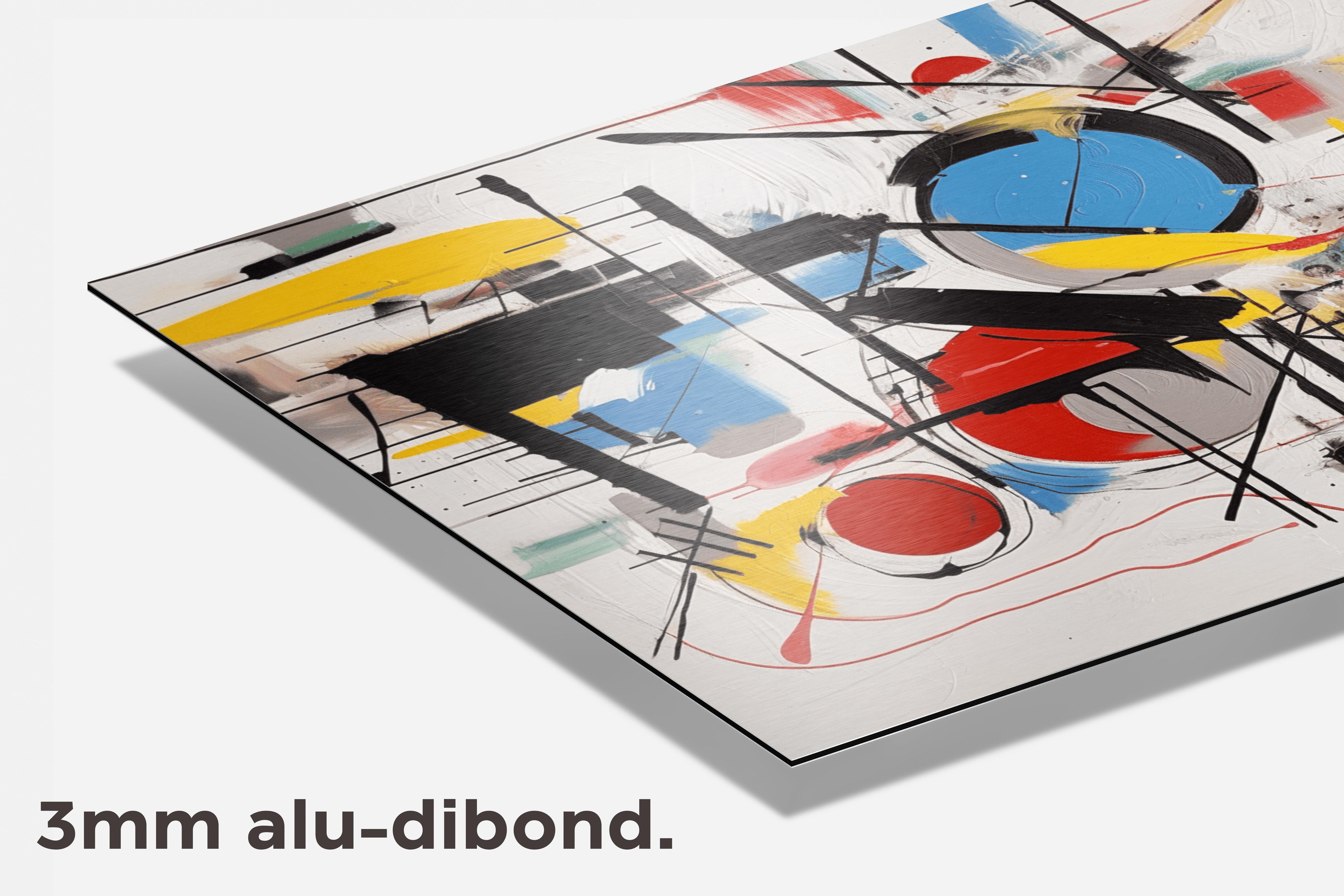 Moderne Kunst Figuren dibond detail