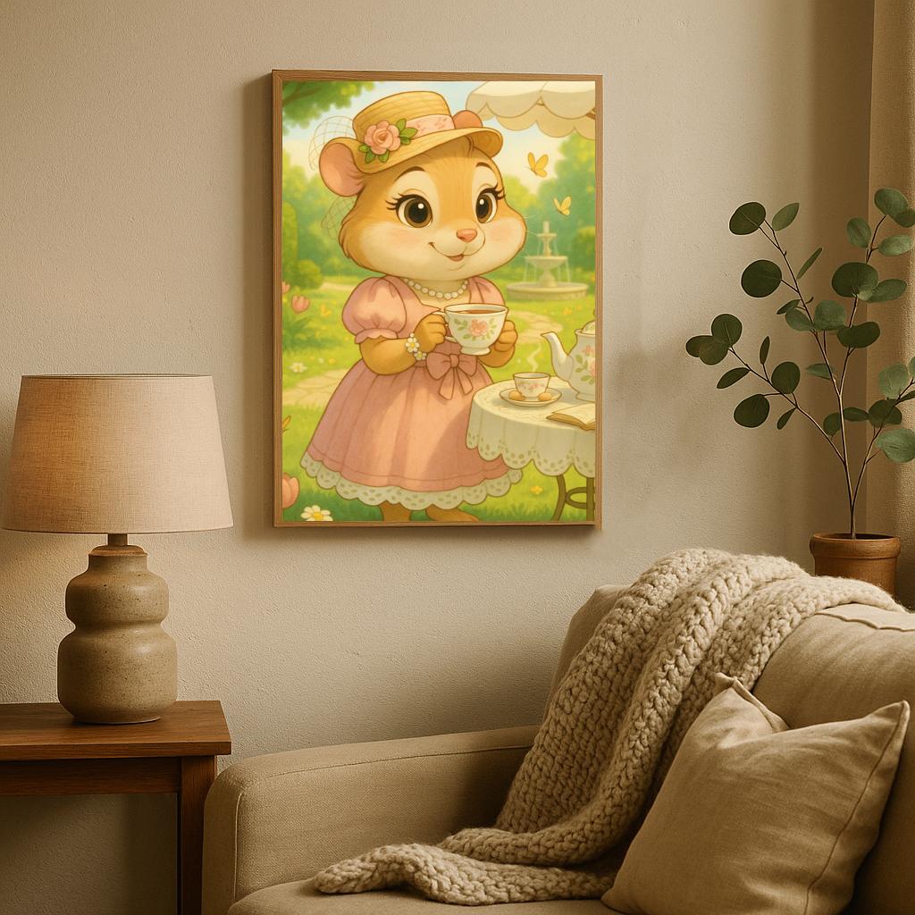 Chipmunk Tea Cartoon poster sfeerbeeld 2