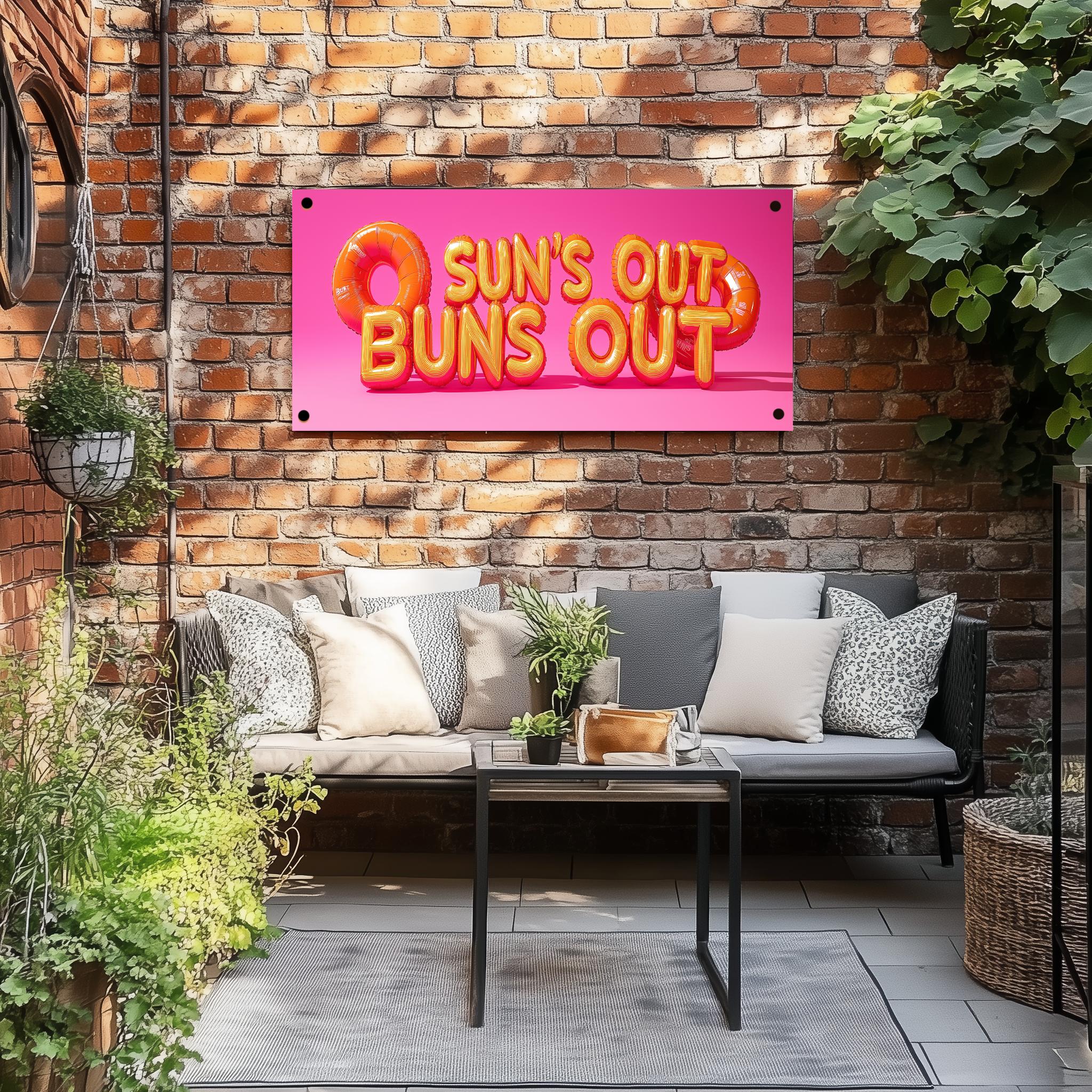 Tuinposter Zon Uit sfeerbeeld 2