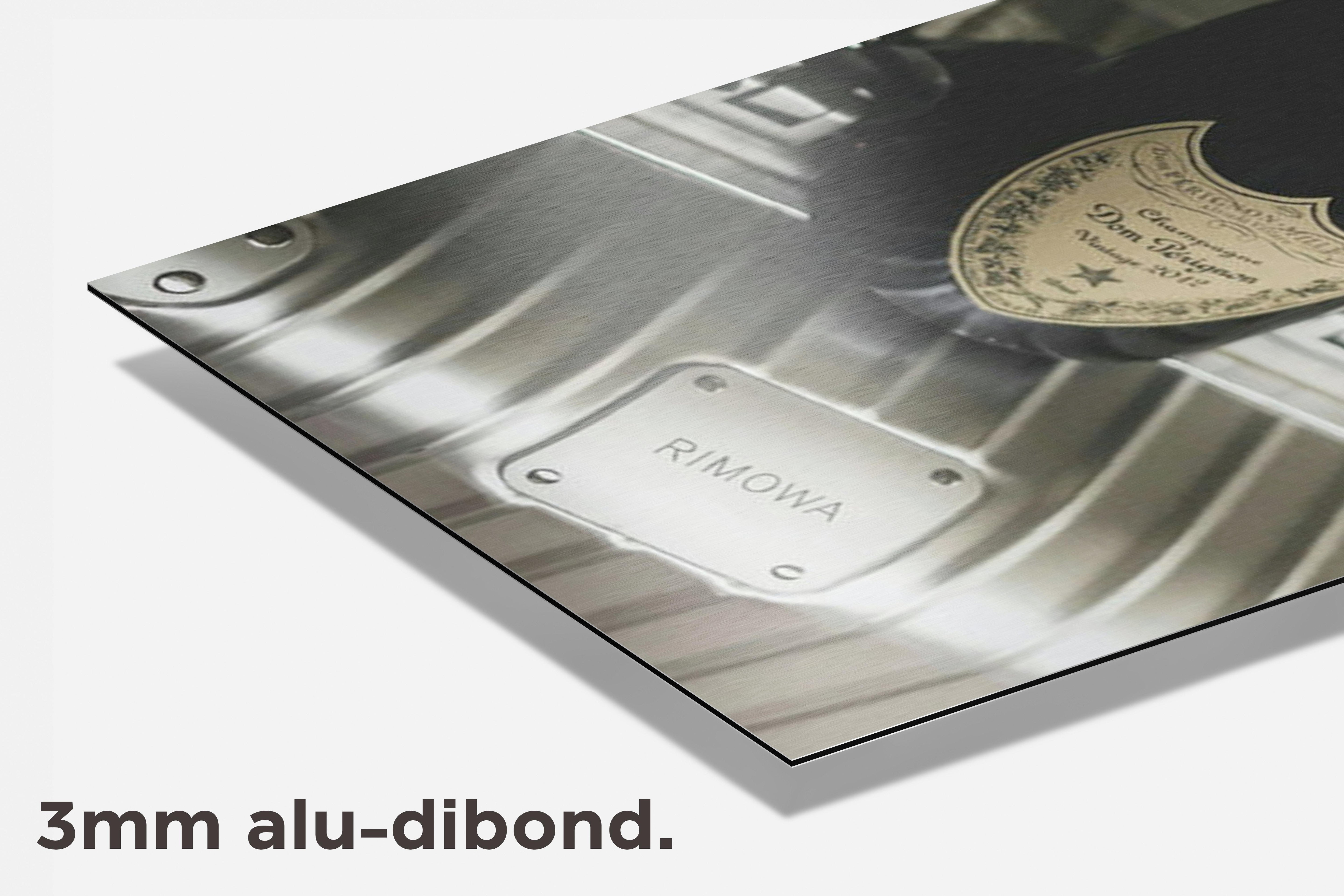 Champagne poster dibond detail