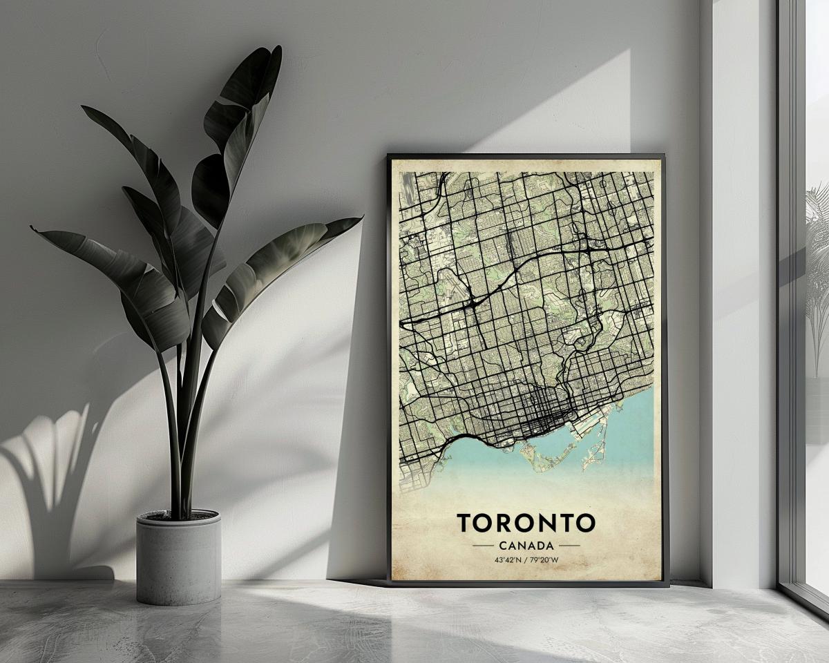 Toronto Canada Vintage poster van 25 Artstreet