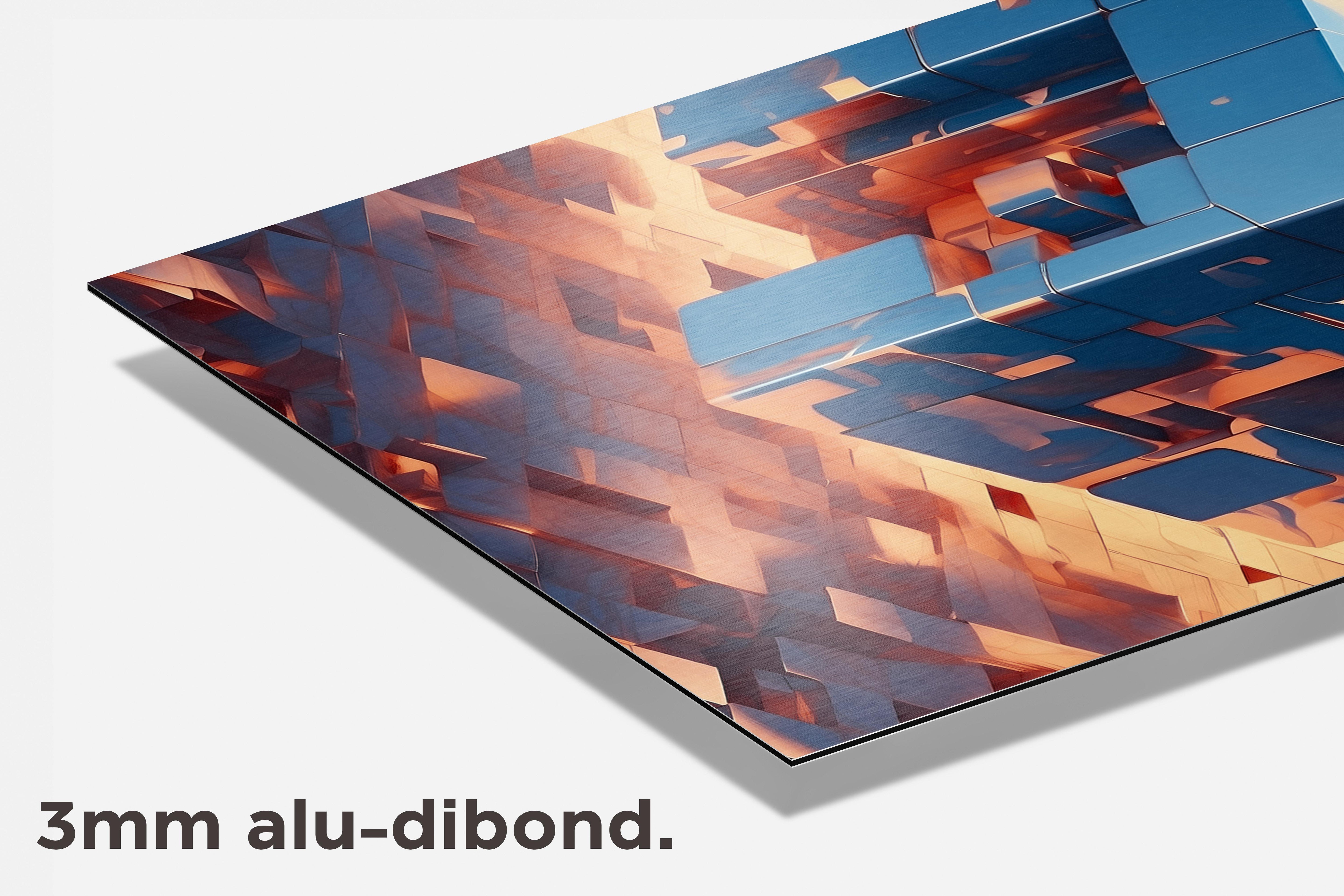 Kubus dibond detail