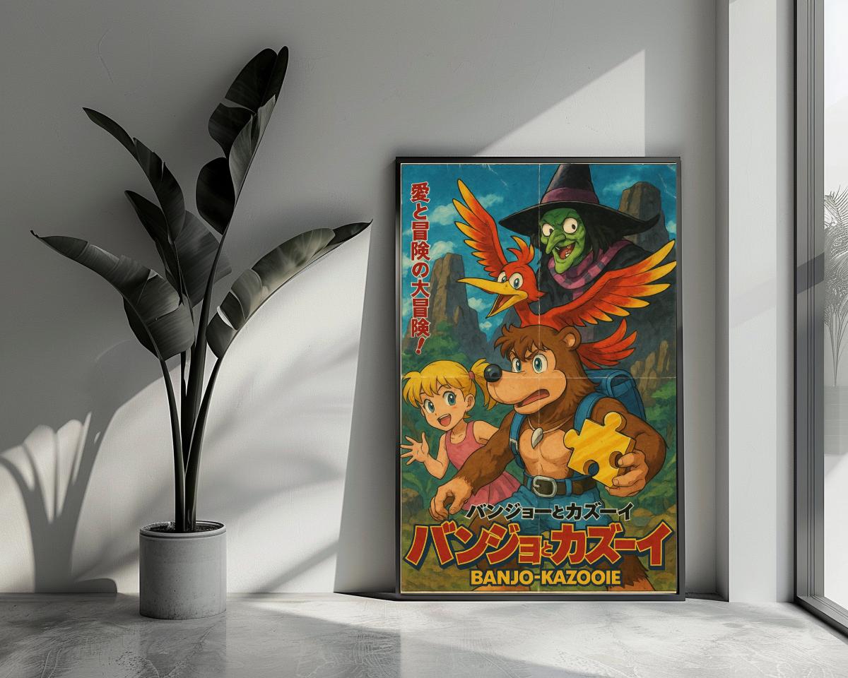 Banjo-Kazooie Manga poster van 25 Artstreet