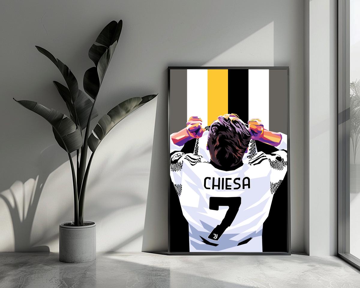 Federico Chiesa poster van 25 Artstreet