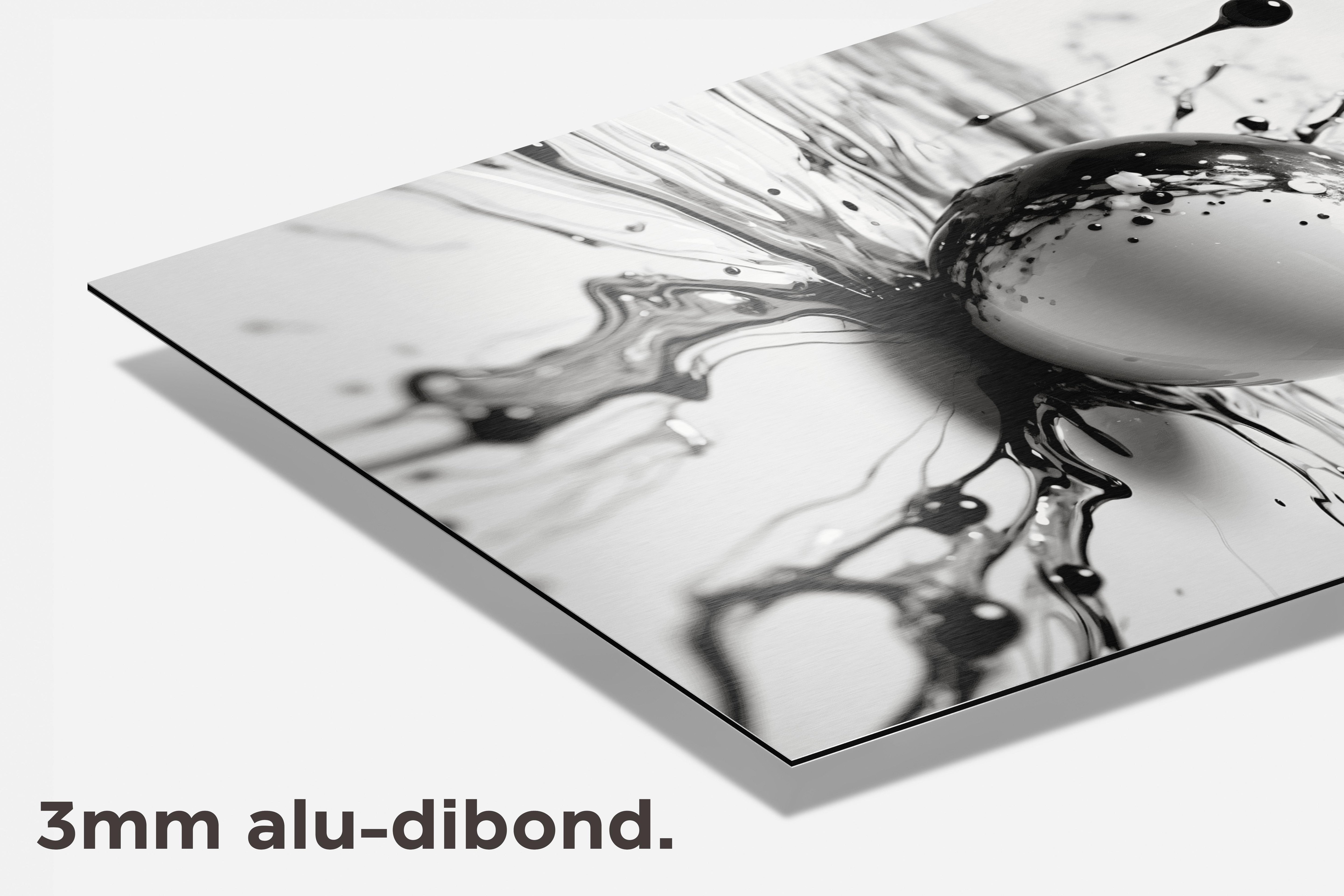 Minimalistisch Bal dibond detail