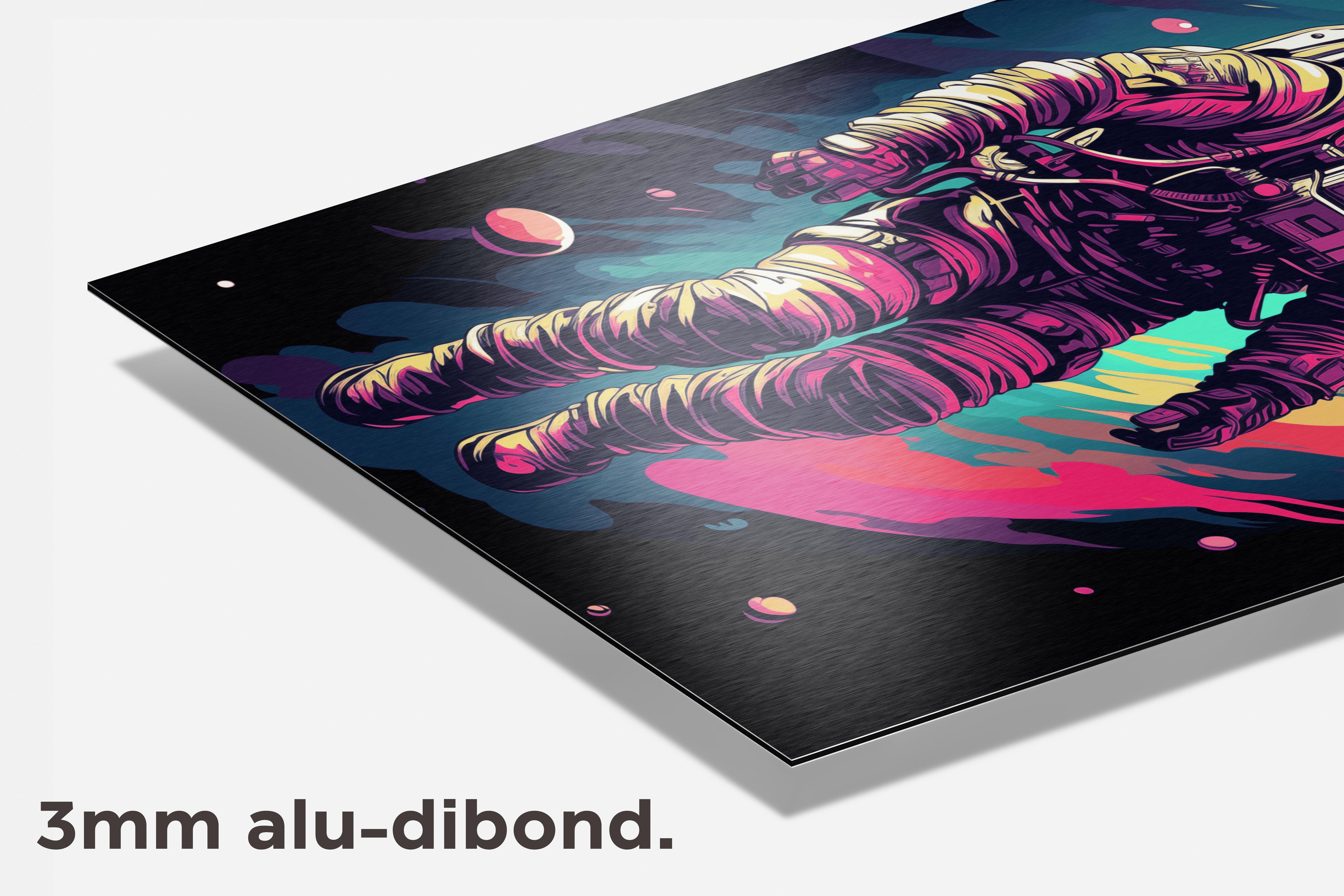 Astronaut dibond detail