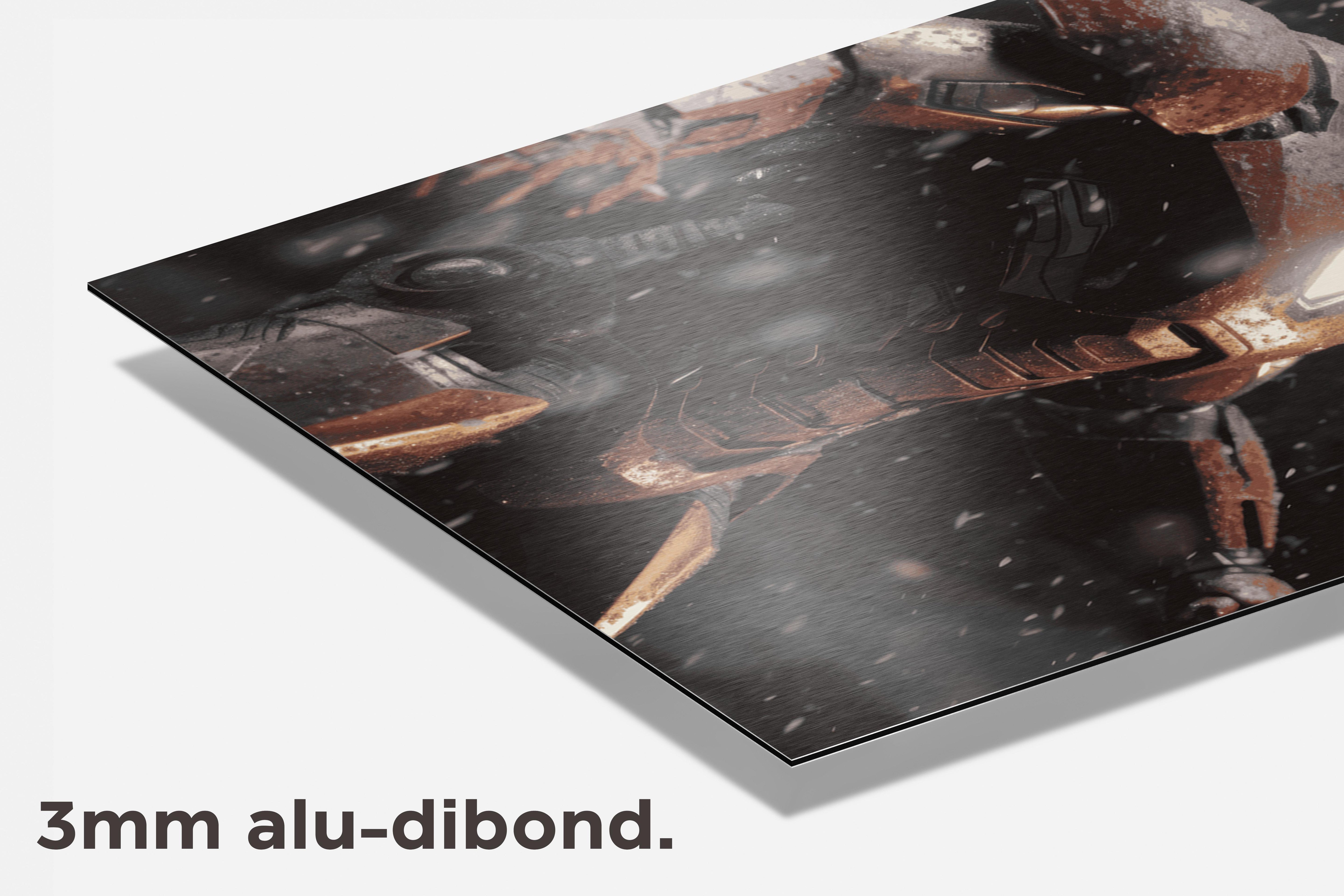 Iron Man dibond detail