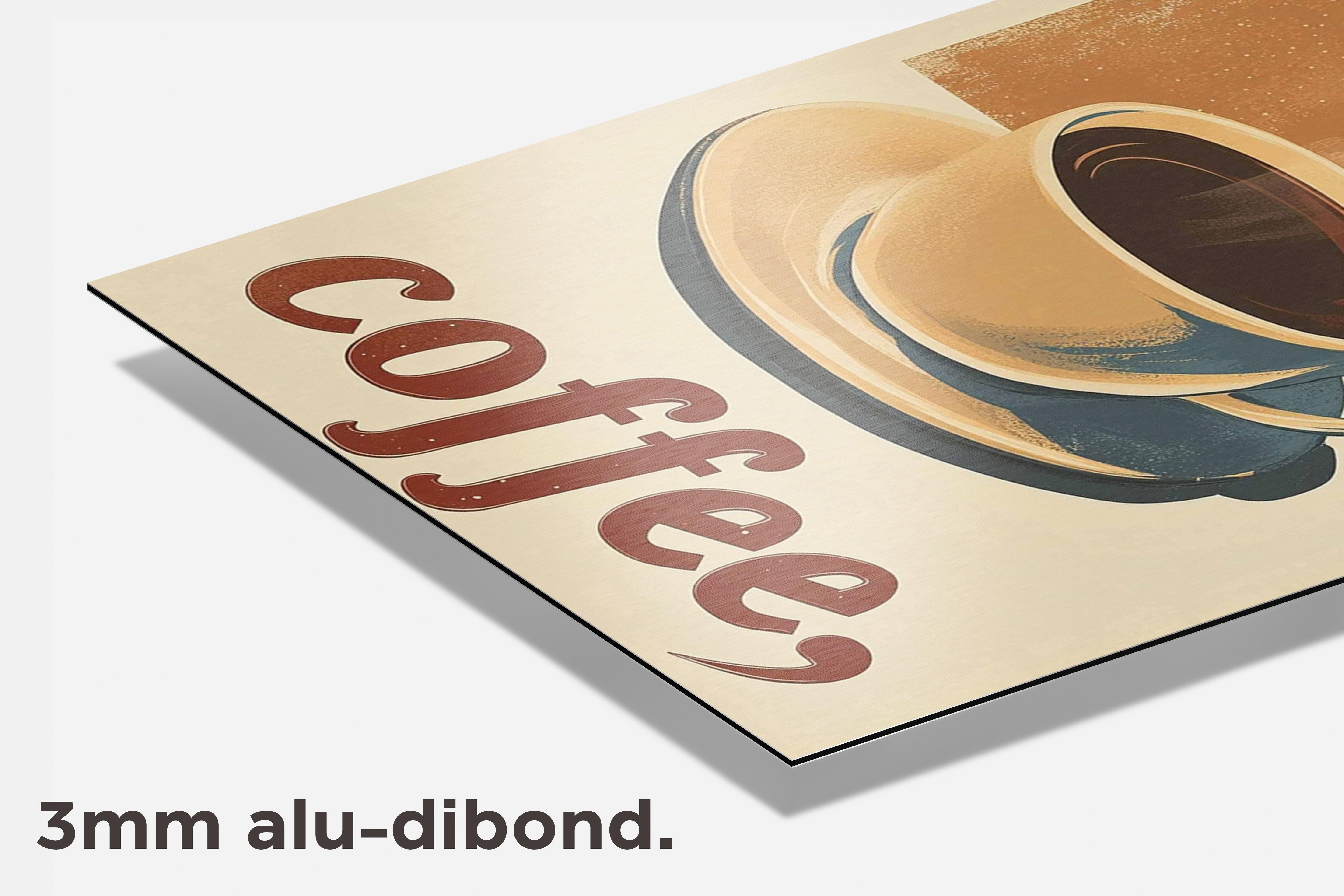 Coffee dibond detail