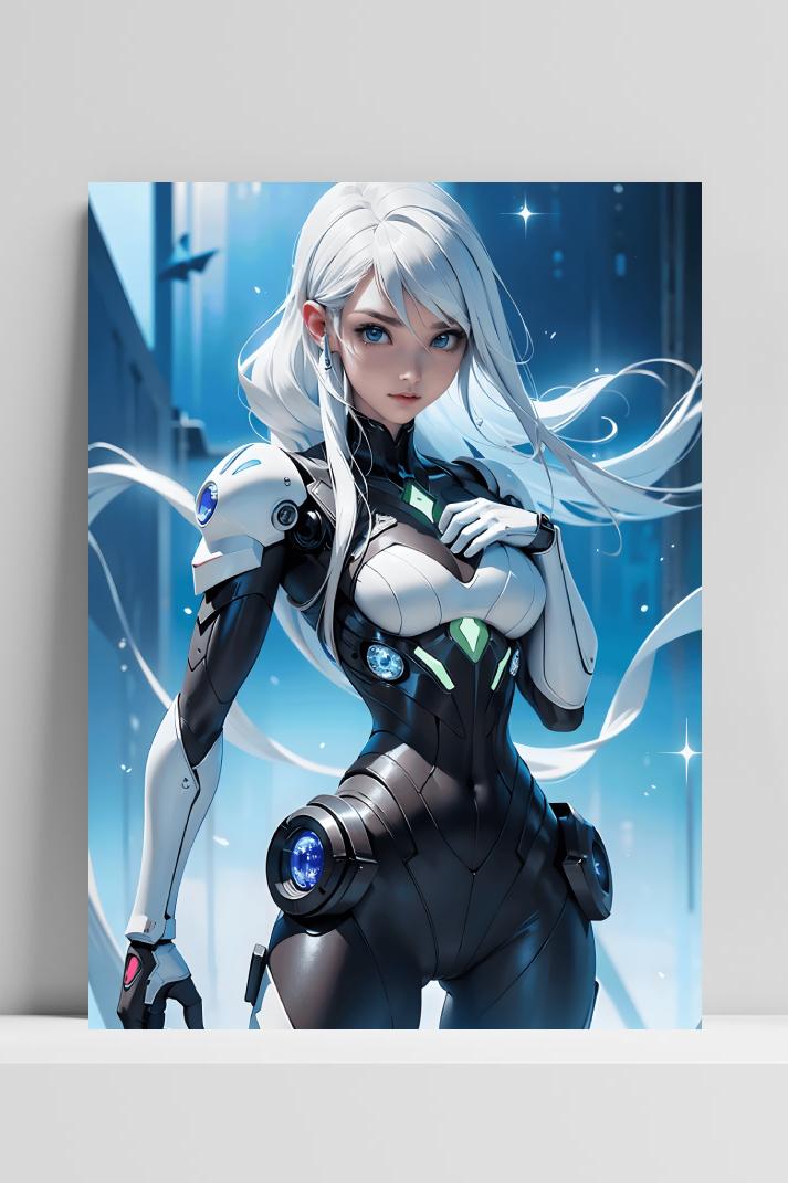 Galactica Vechter op 3mm aluminium dibond