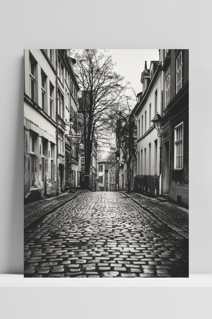 Straat op 3mm aluminium dibond