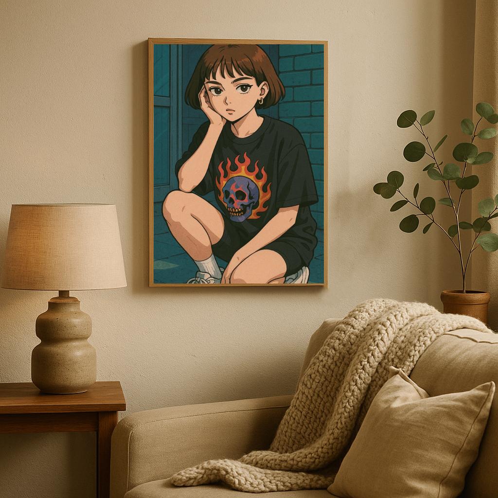 Girl Anime poster sfeerbeeld 2